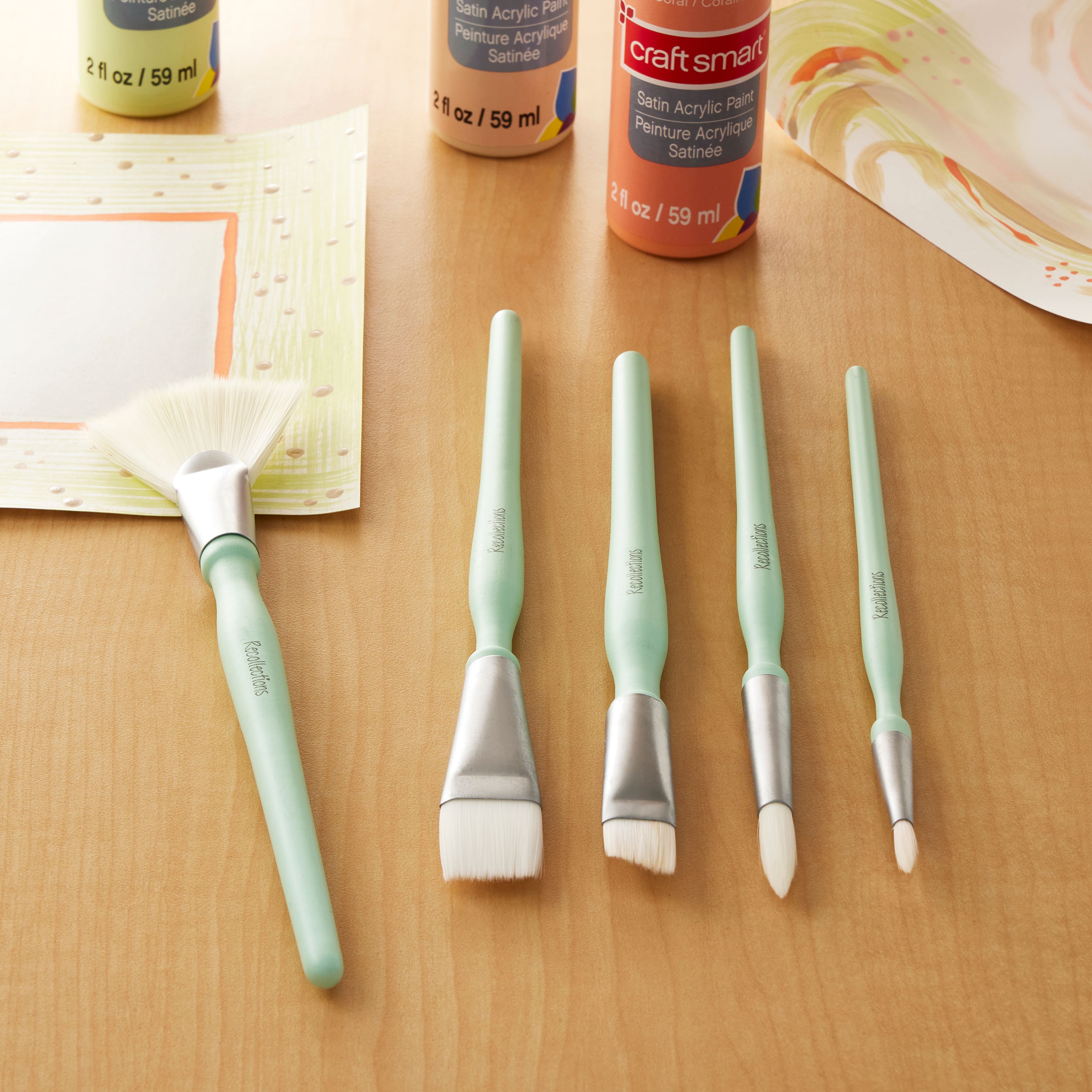 12 Packs: 5 ct. (60 total) Multi Brush Set by Recollections&#x2122;