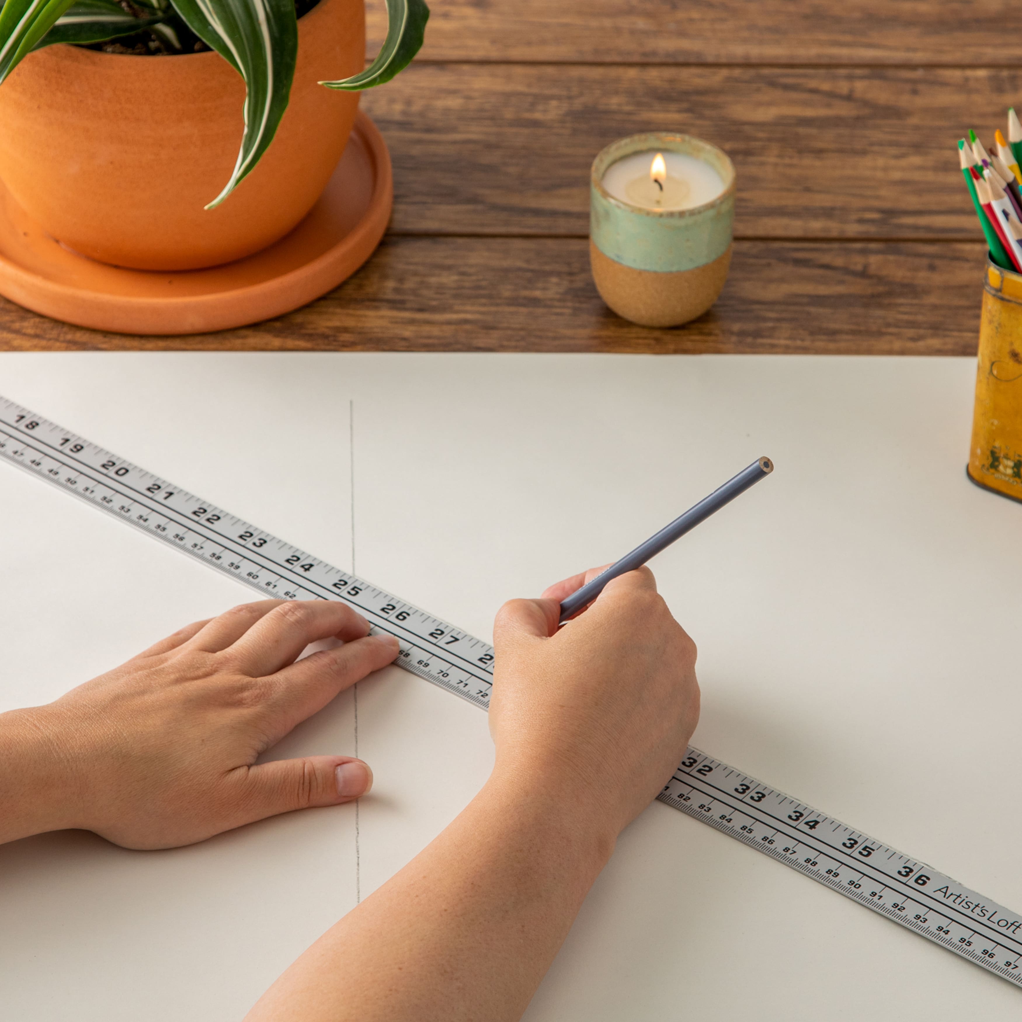 12 Pack: Aluminum Yard Stick by Artist&#x2019;s Loft&#x2122;