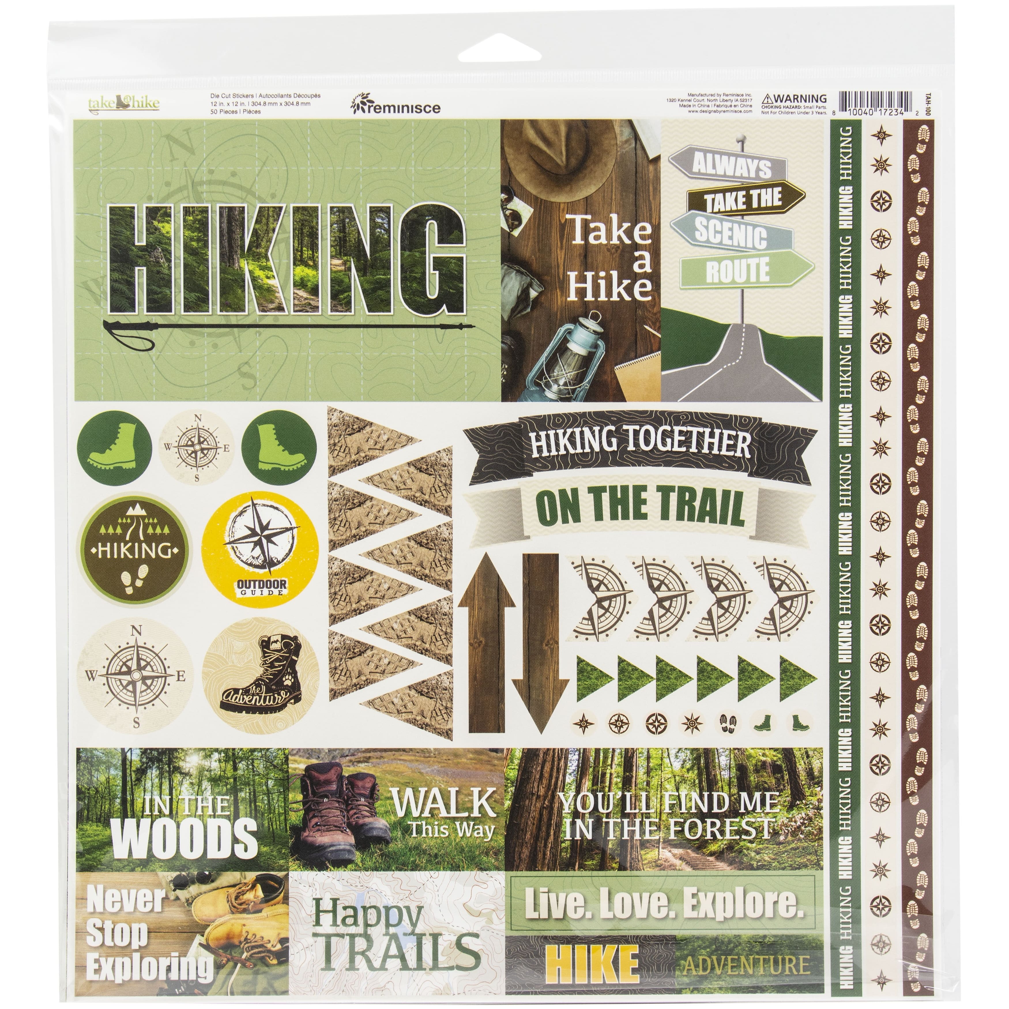 Reminisce Collection Kit 12&#x22;X12&#x22;-Take A Hike