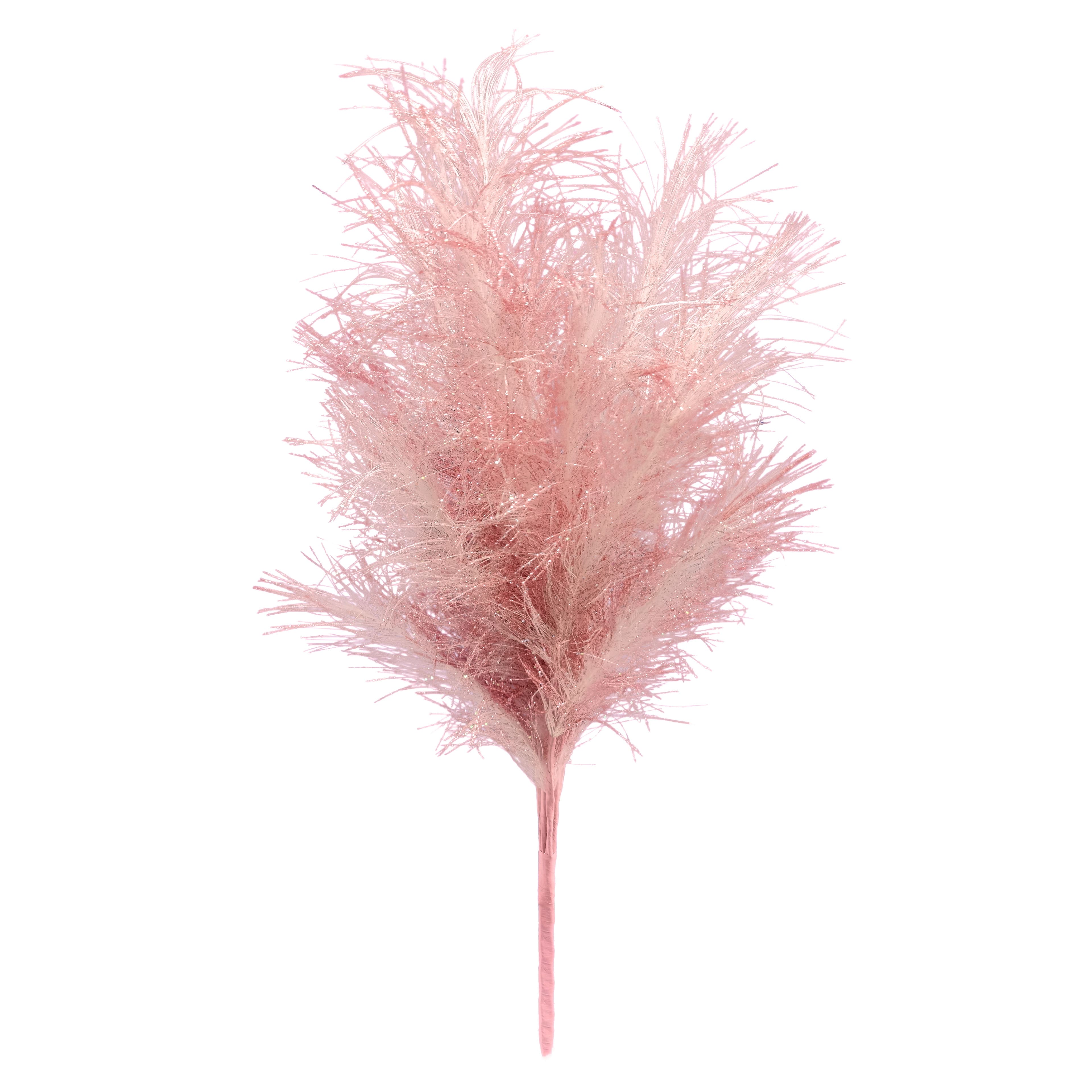 22&#x22; Pink Glitter Pampas Grass Bush by Ashland&#xAE;