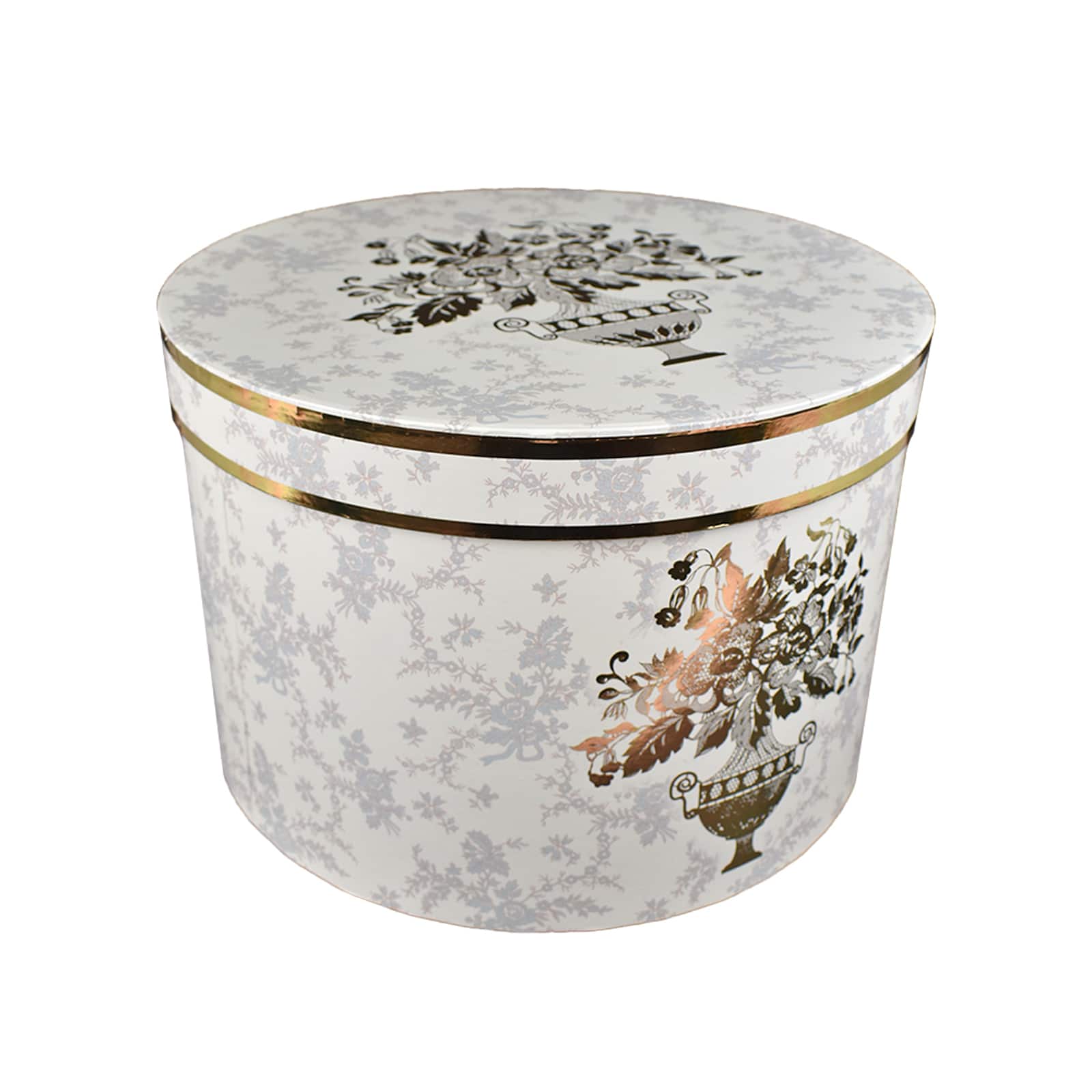 French Manor Small Vintage Lace Round Decorative Box by Ashland&#xAE;