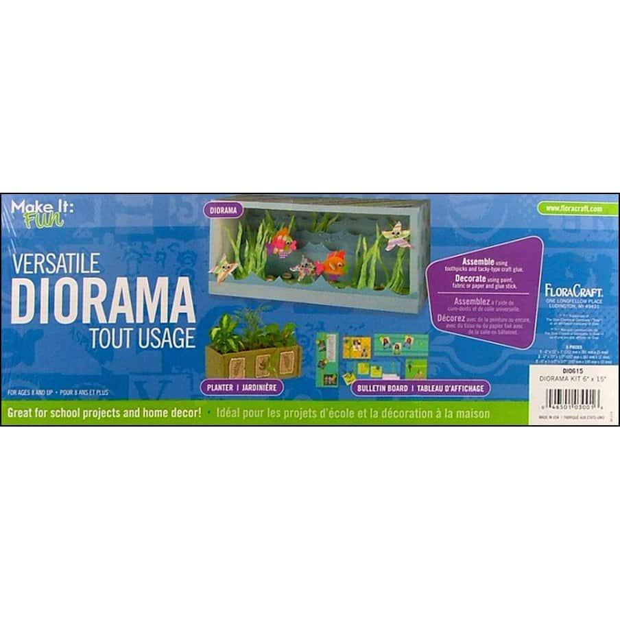 FloraCraft&#xAE; 6&#x22; x 15&#x22; Diorama Kit