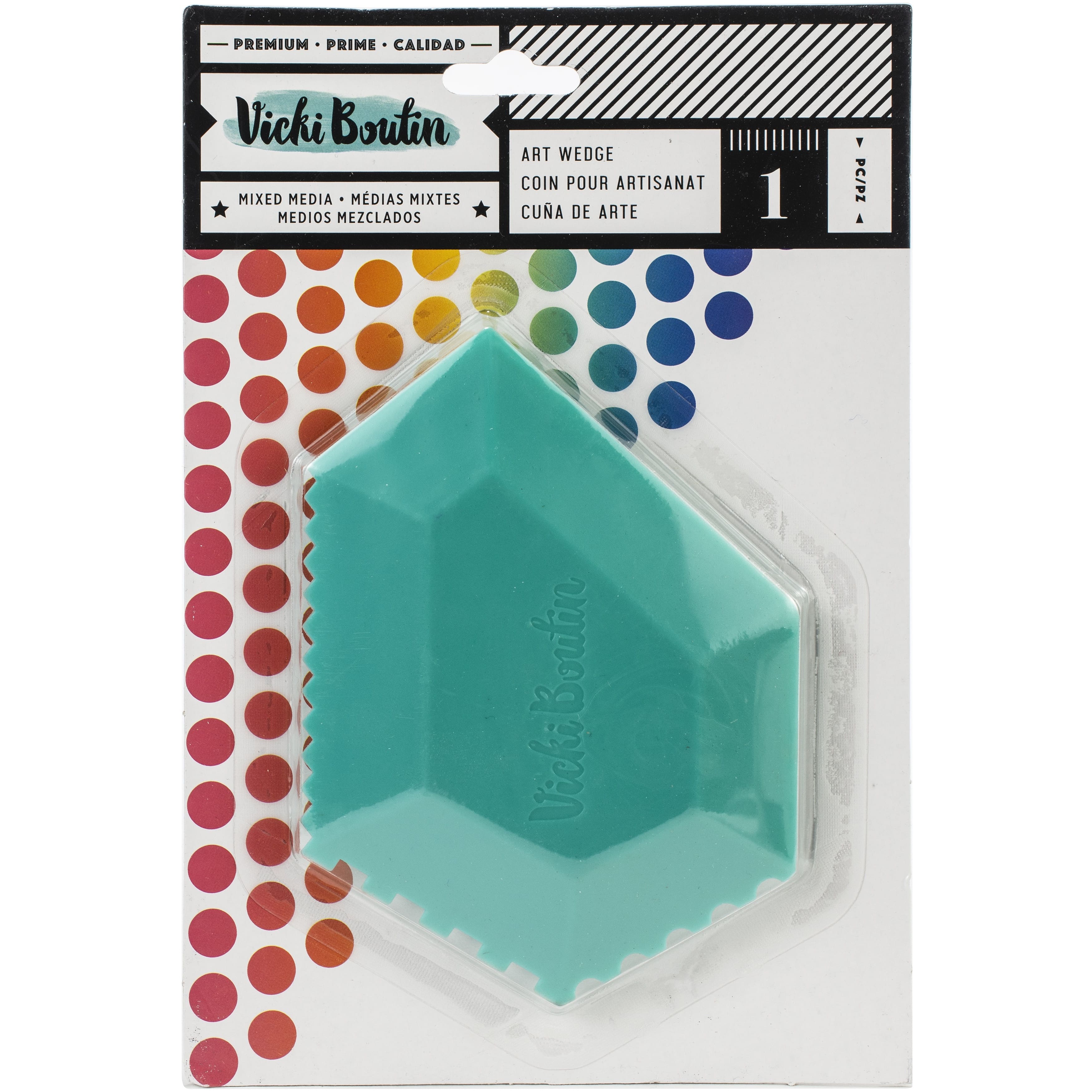 Vicki Boutin Color Kaleidoscope Silicon Art Wedge