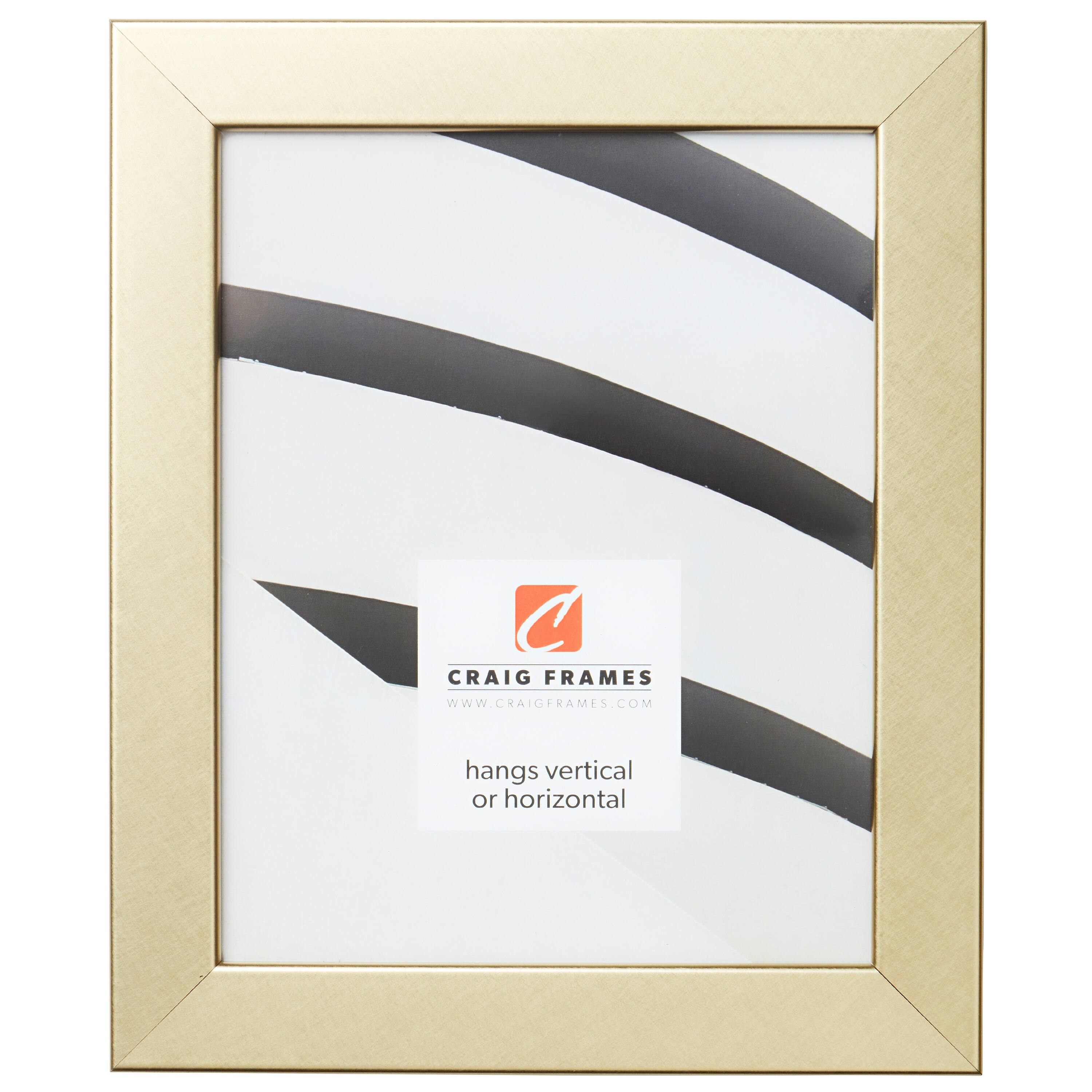 Craig Frames Bauhaus 125 Swirled Gold Picture Frame