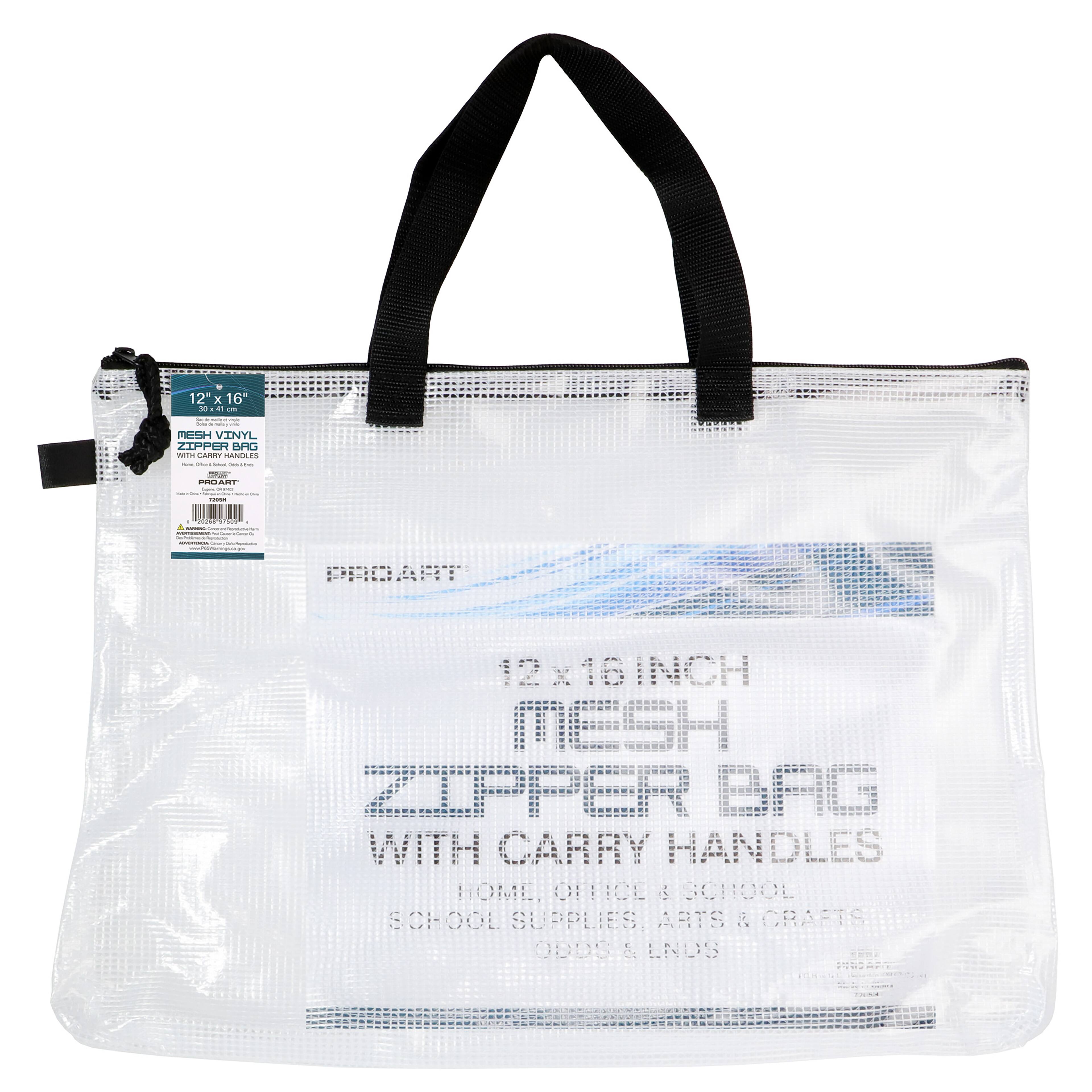 Pro Art&#xAE; Mesh &#x26; Vinyl Zipper Bag