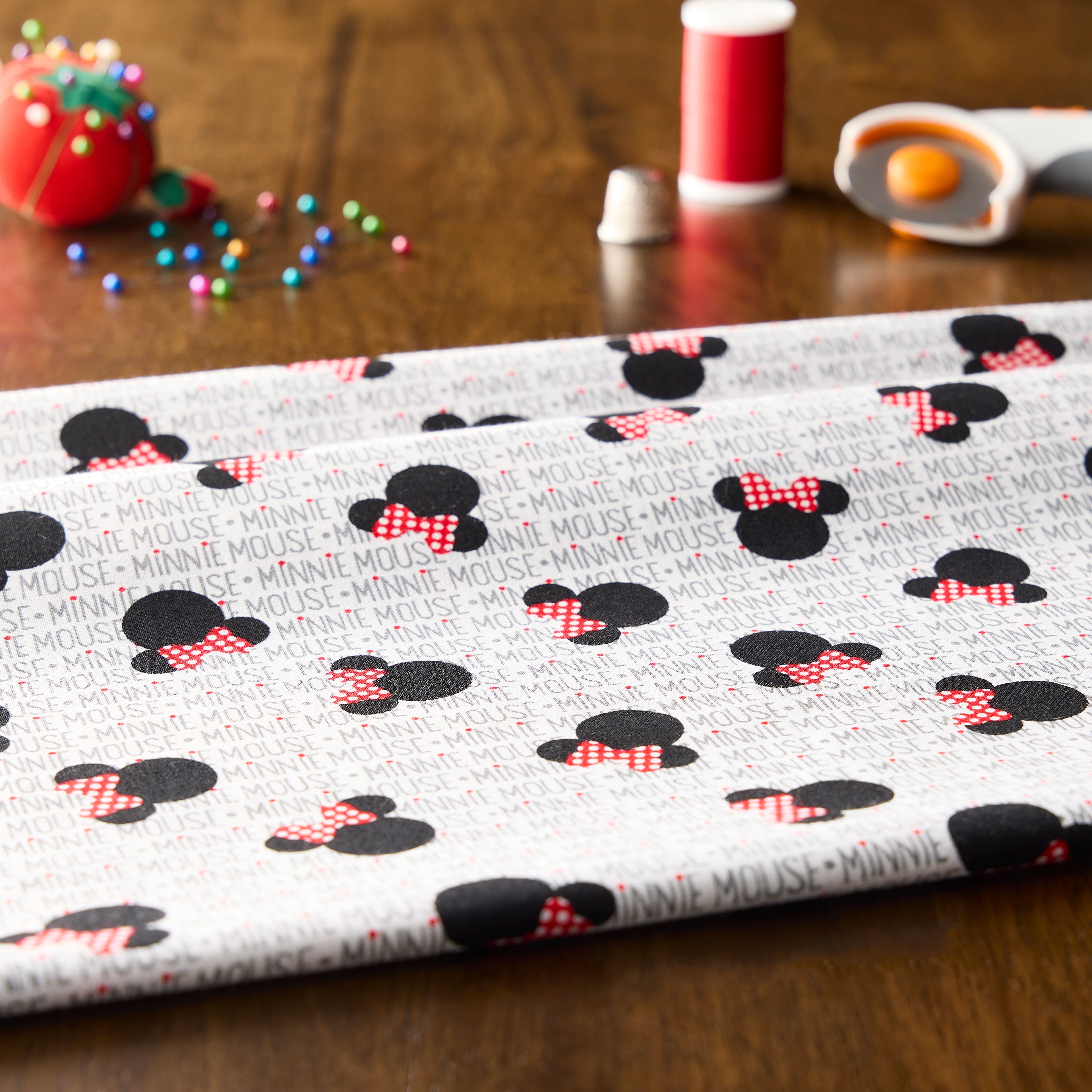 Disney&#xAE; All Over Minnie Mouse Cotton Fabric