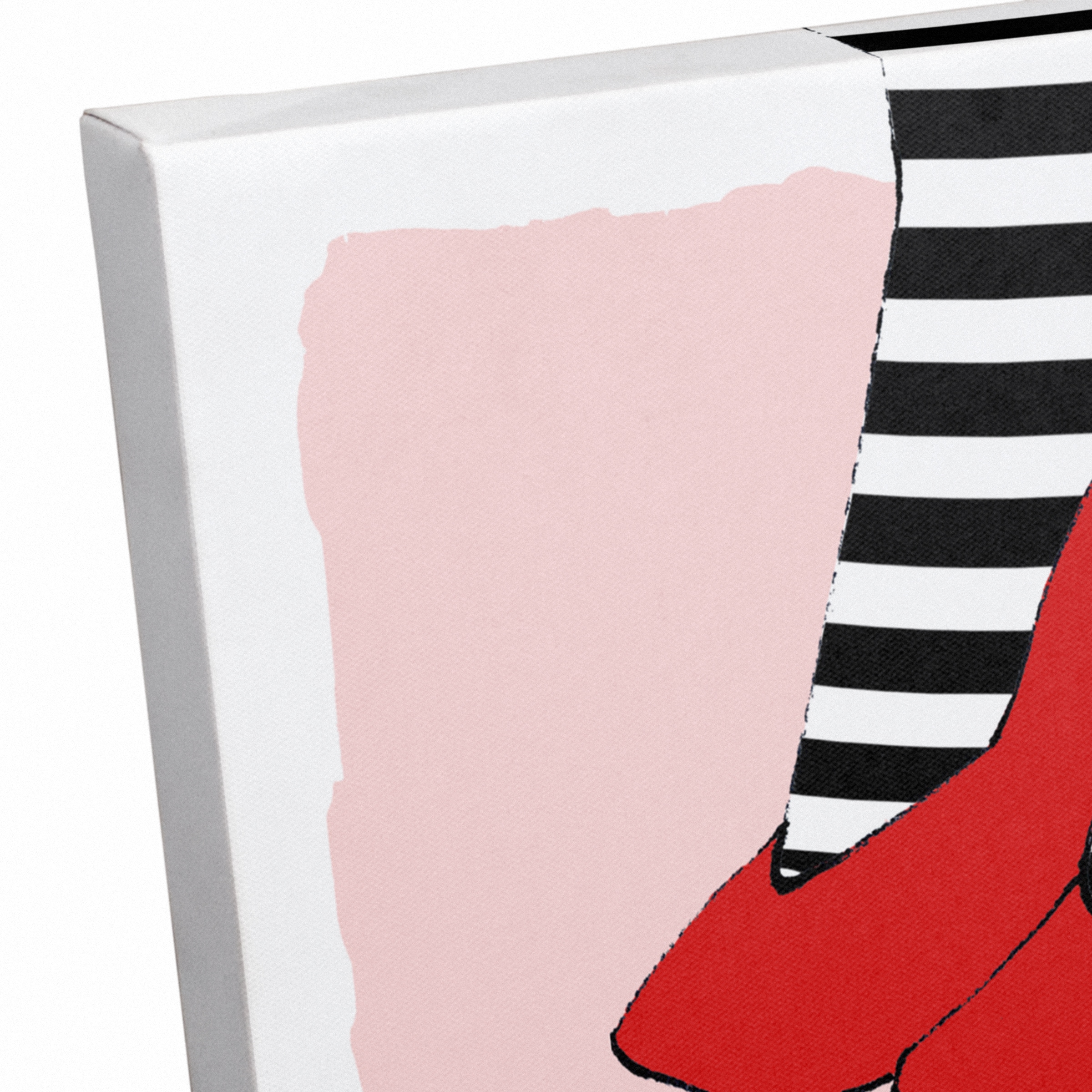 Something Wicked Red Heels Canvas Wall Art