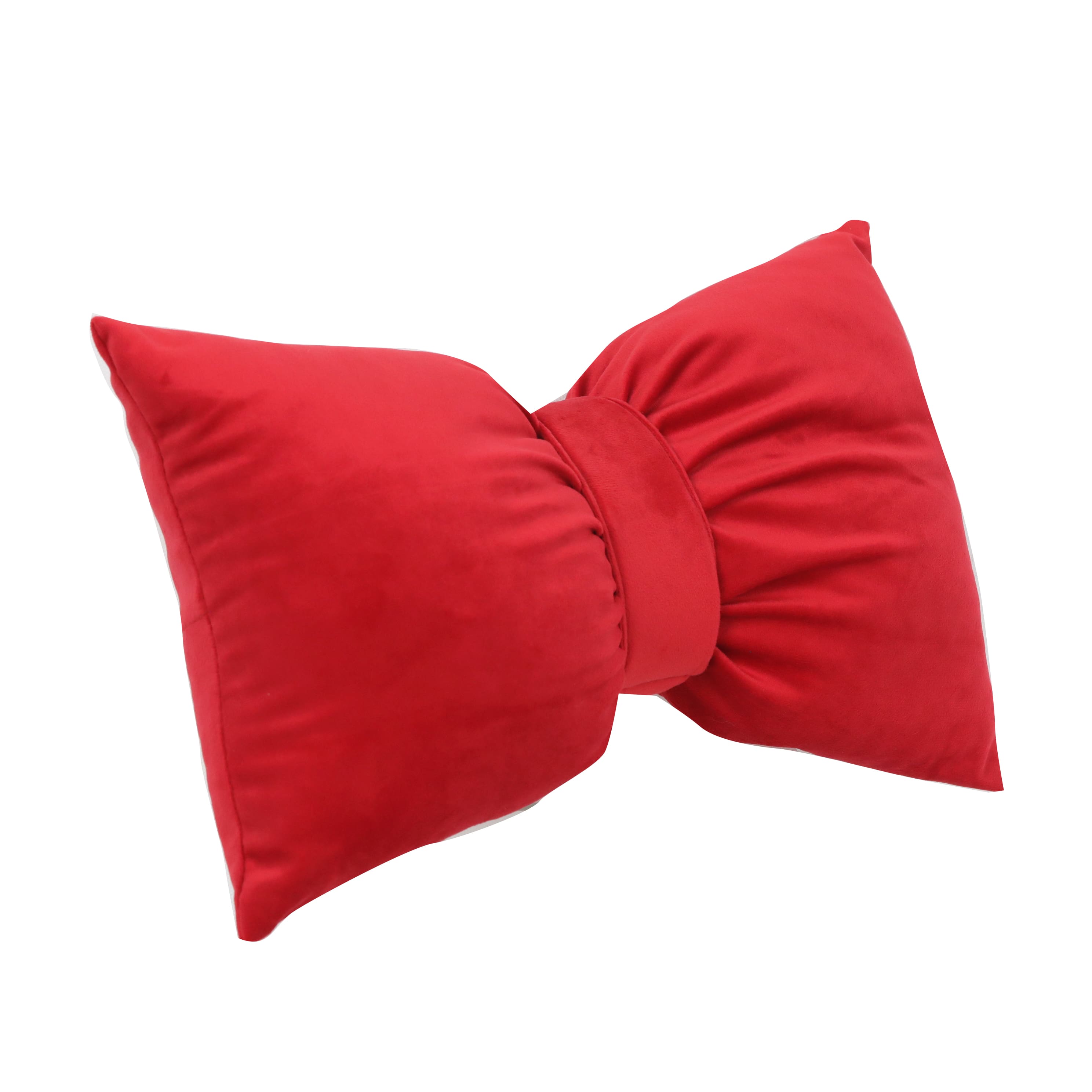 19&#x22; x 13&#x22; Red Bow Throw Pillow by Ashland&#xAE;