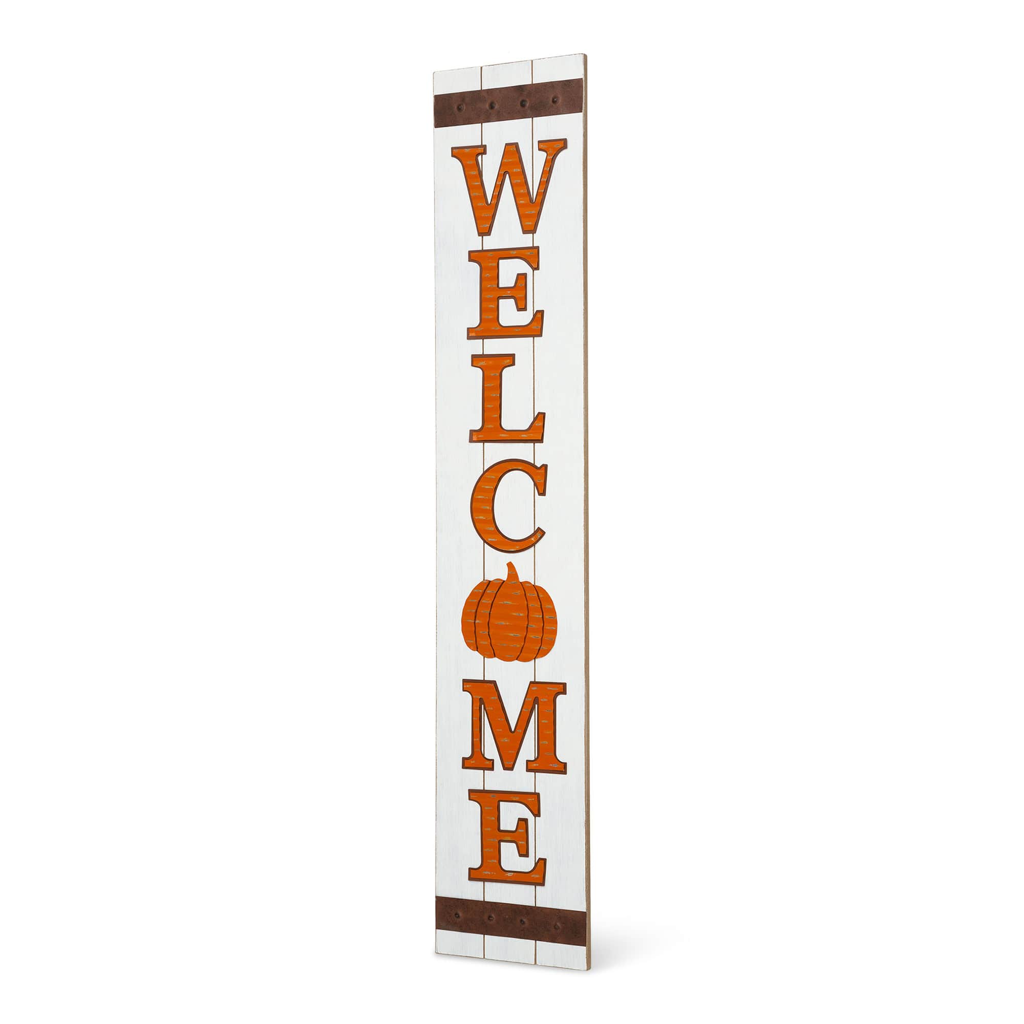 Glitzhome&#xAE; 42&#x22; Fall Wooden Welcome Porch Sign