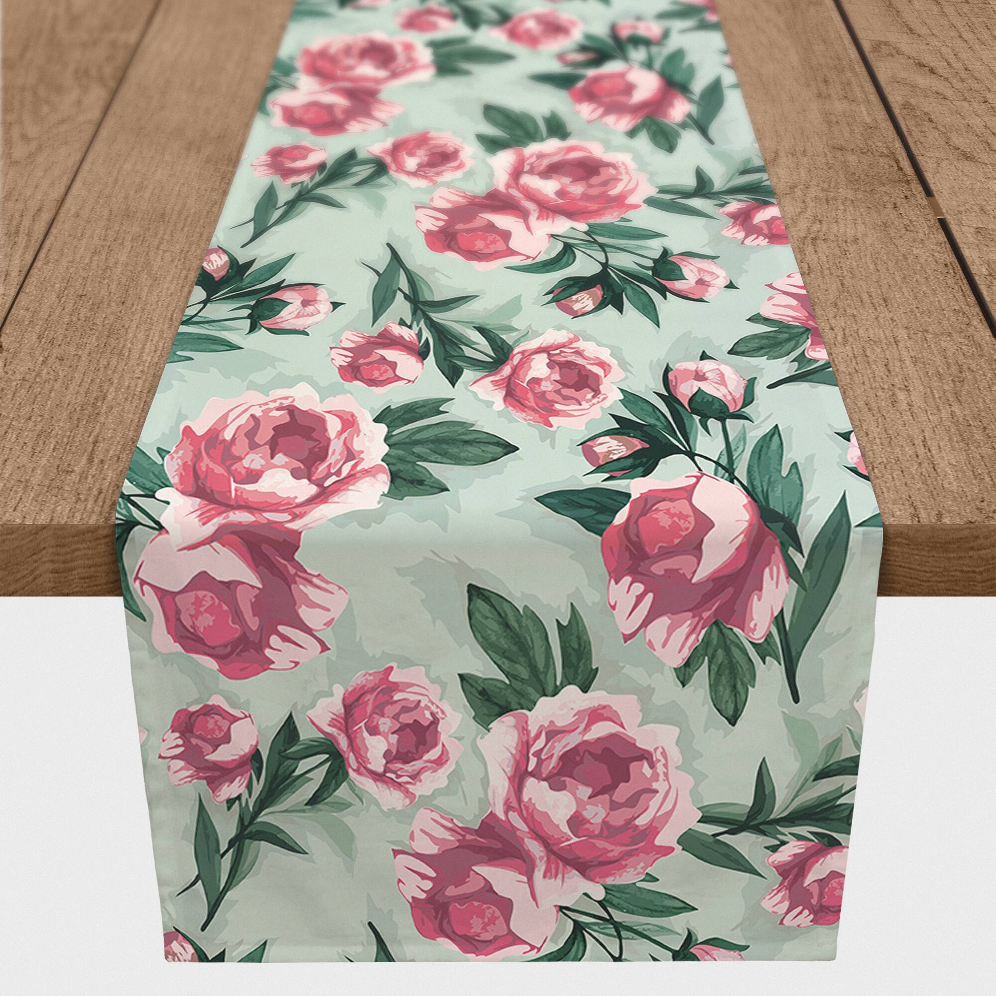 Garden Florals Twill Table Runner