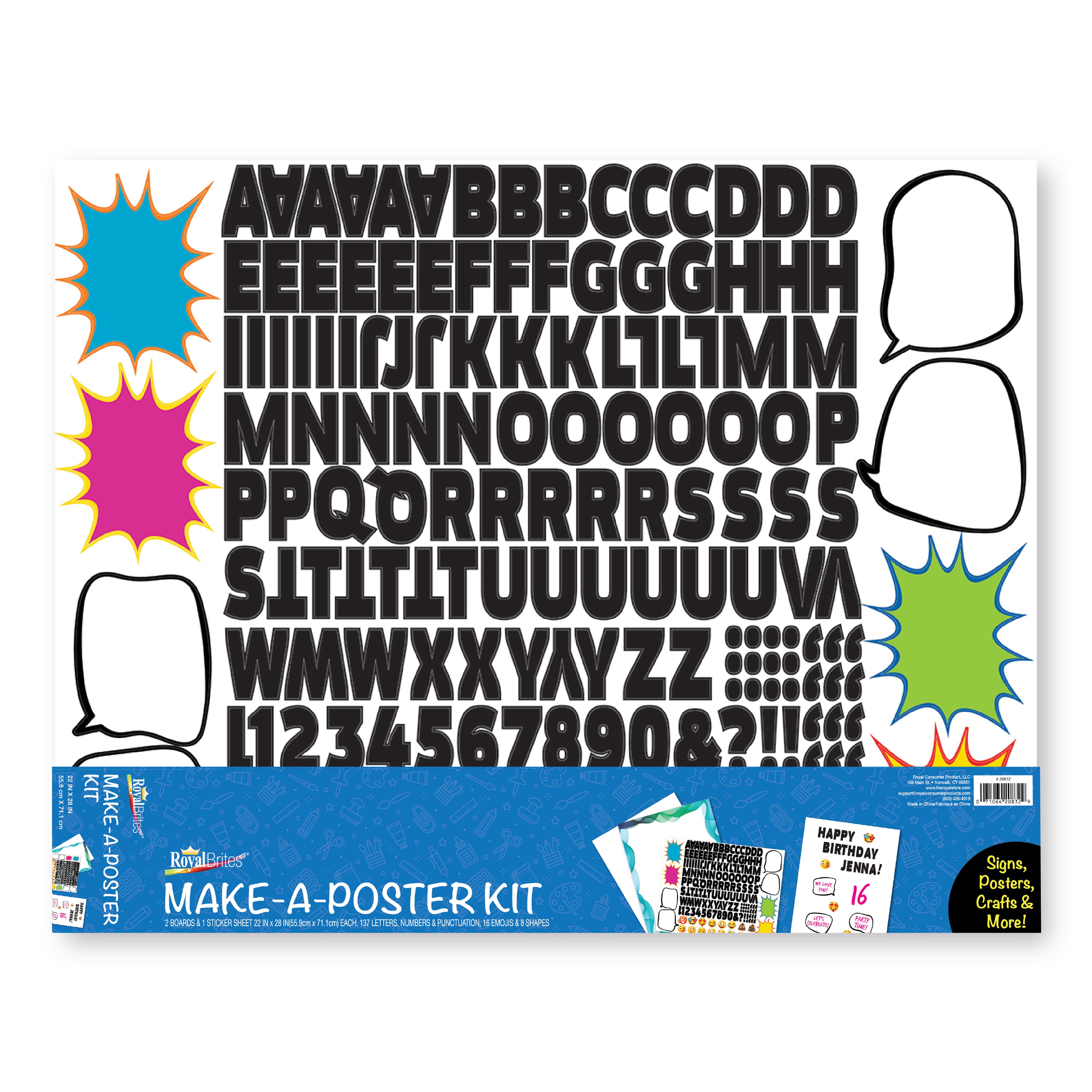 Royal Brites&#xAE; Make-A-Poster Kit