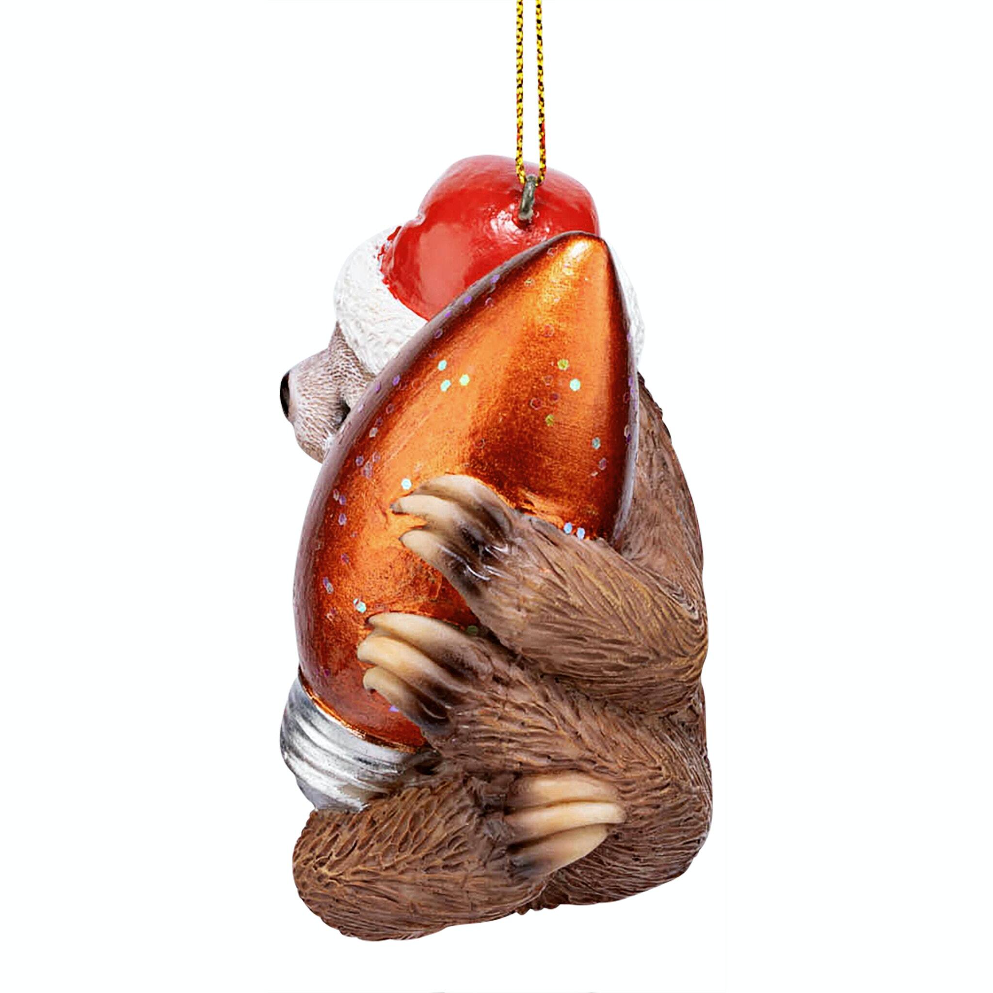Design Toscano Santa's Sloth Ornament