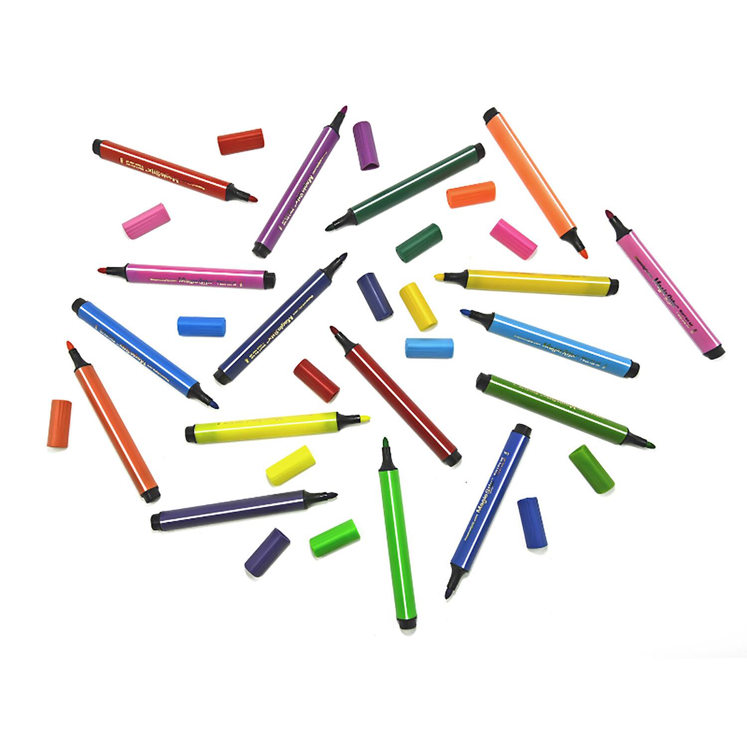 The Pencil Grip Magic Stix 48 Color Triangular Washable Markers