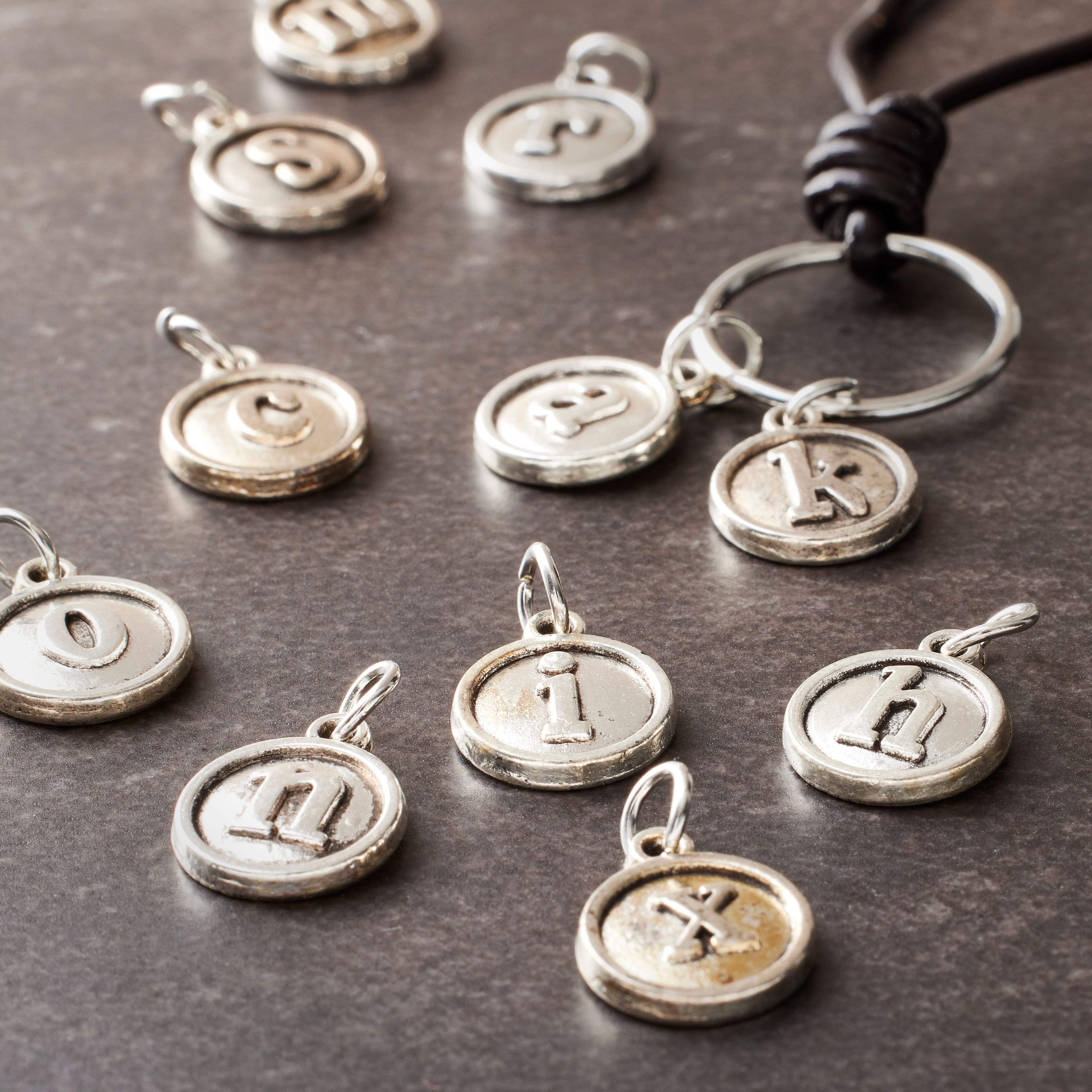 Round Alphabet Charm Set by Bead Landing™