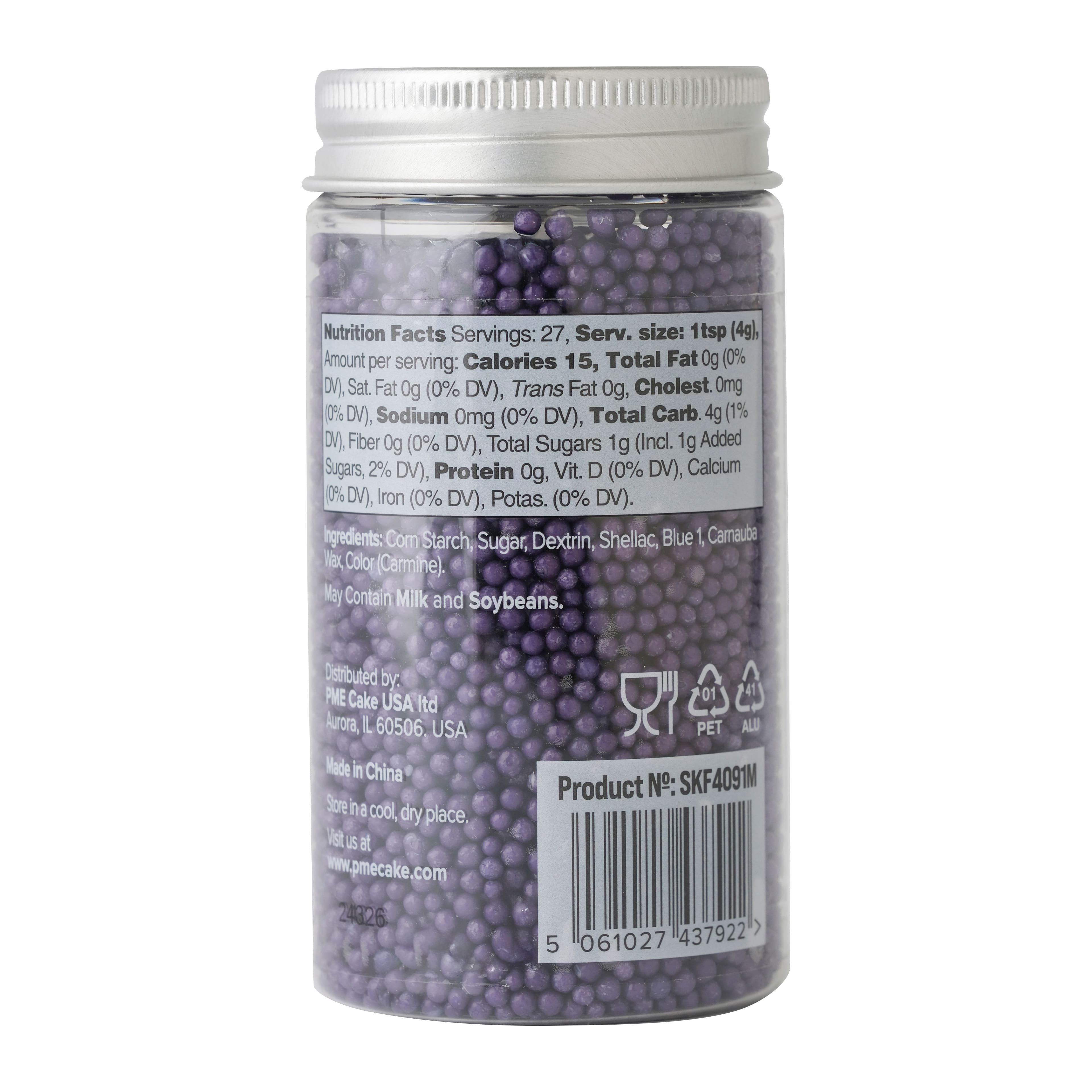 PME Cake Sweet Street&#xAE; 3.8oz. Nonpareils Sprinkles