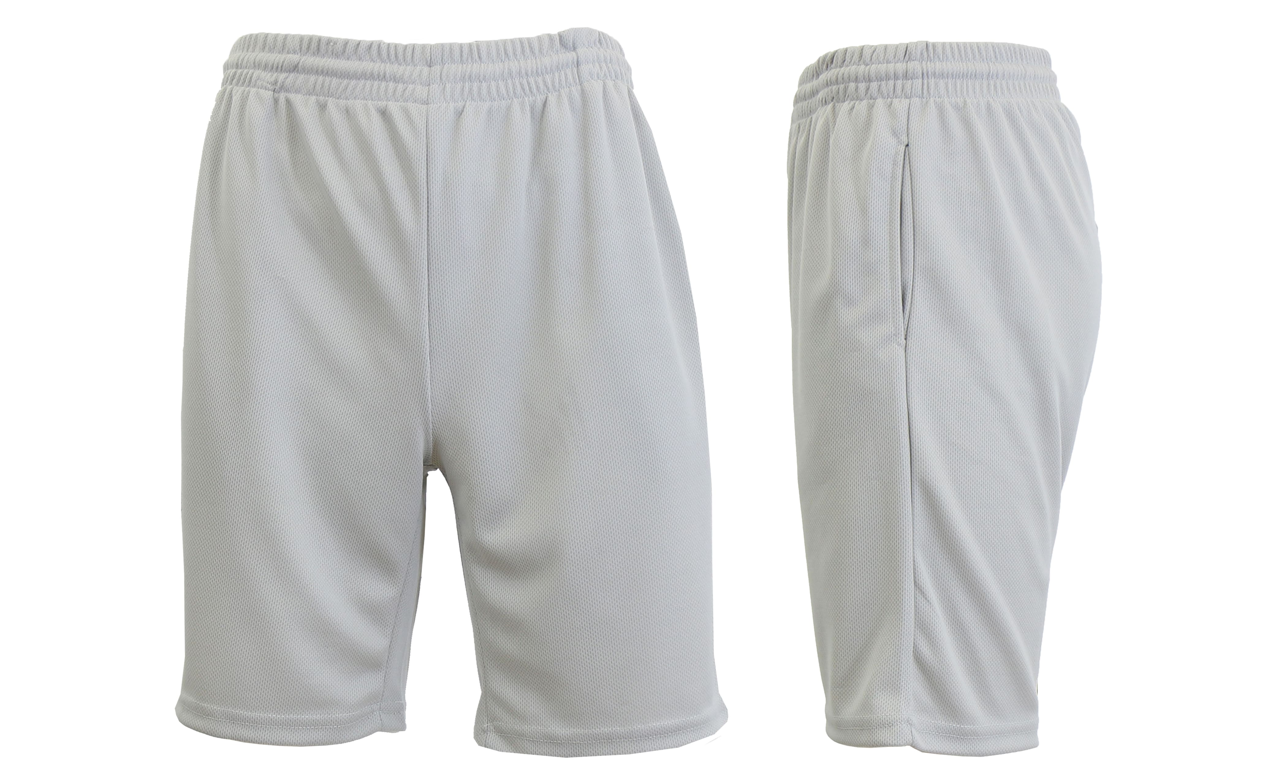 Galaxy by Harvic Men's Moisture Wicking Performance Basic Mesh Shorts