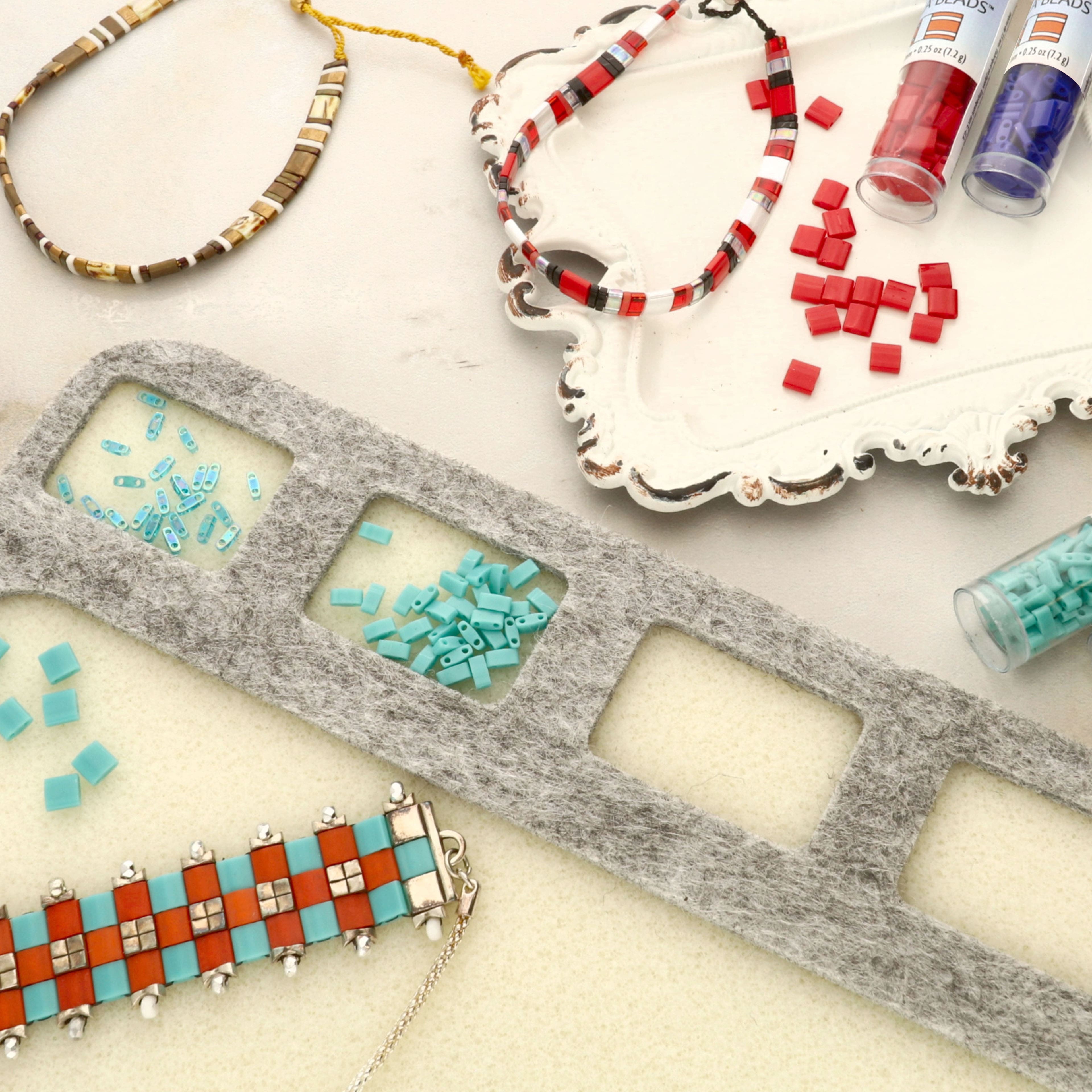 Miyuki&#xAE; 1.2mm Glass Quarter Tila Beads