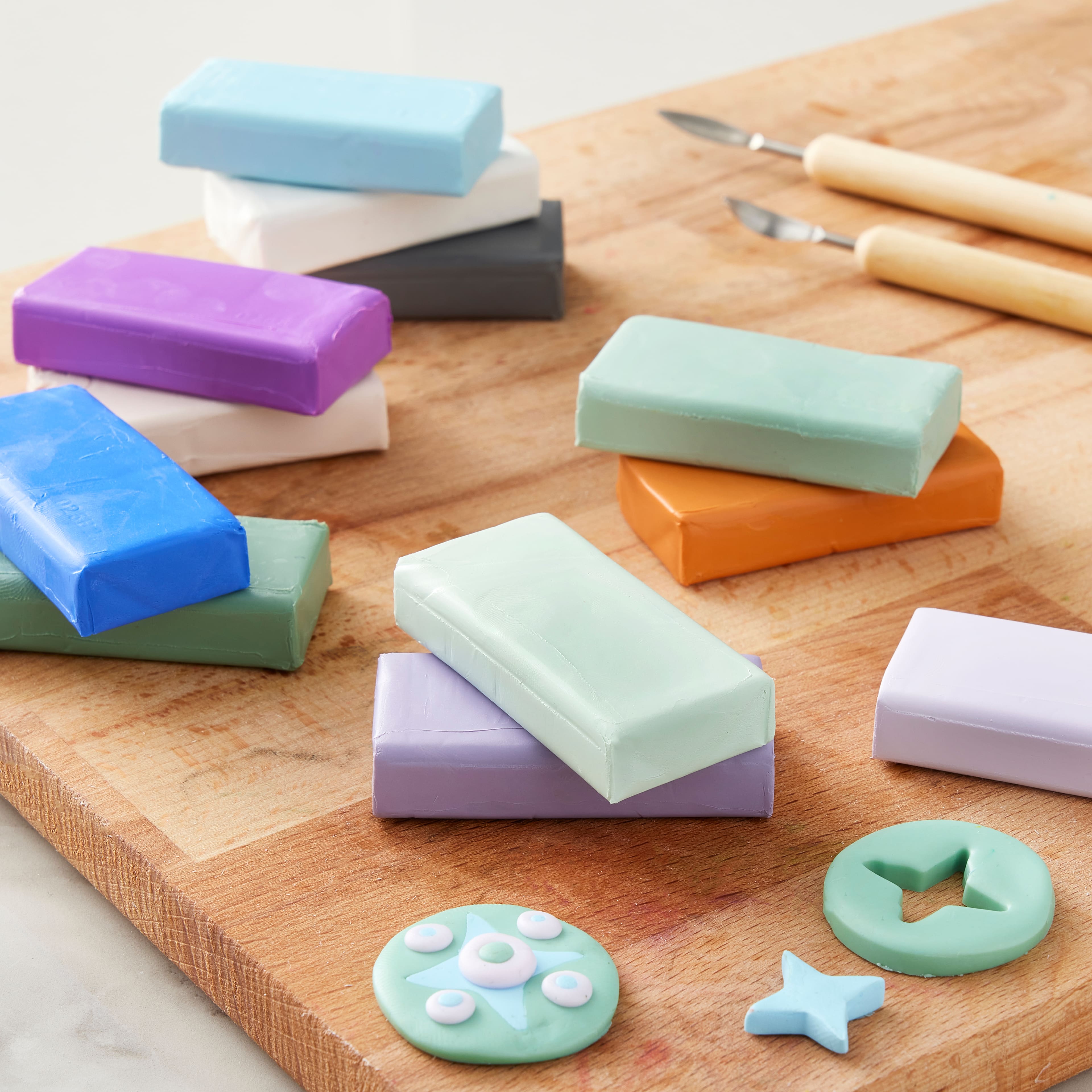 6 Pack: 1oz. Midtone Colors Oven-Bake Clay Pack by Craft Smart®