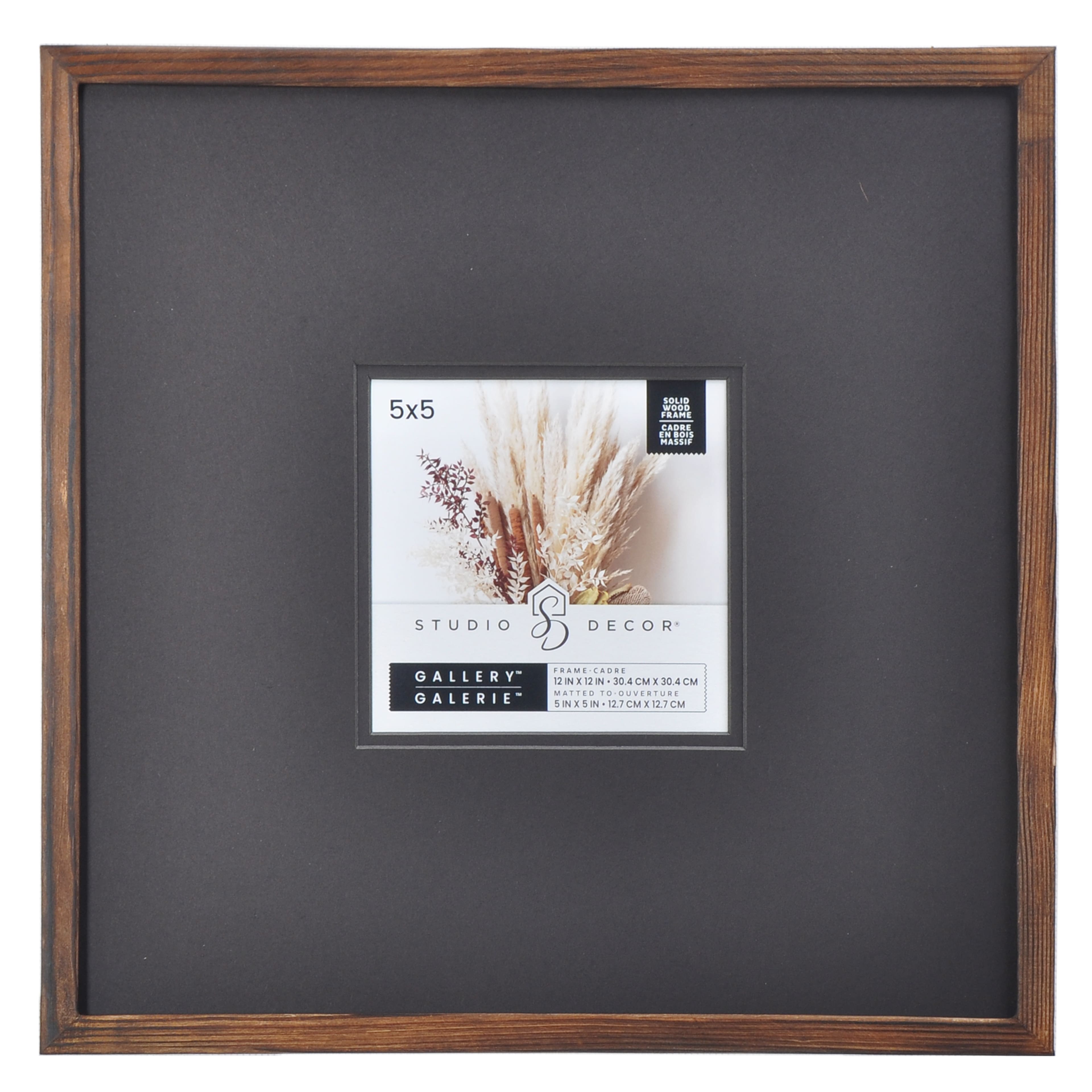 Gallery Dark Wood Frame with Mat by Studio Décor®