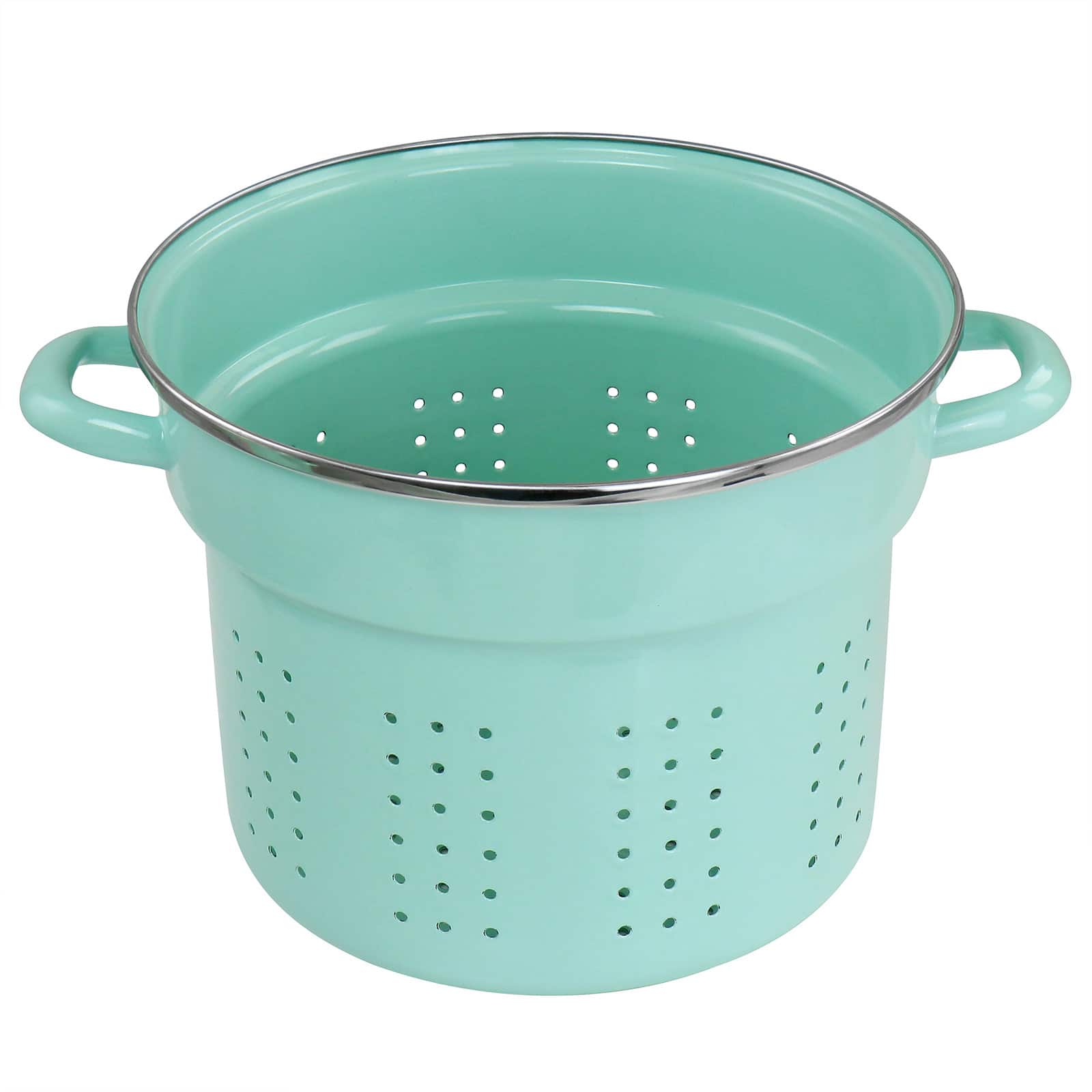 Martha Stewart 8qt. Aqua Dual Stock Pot & Steamer Set