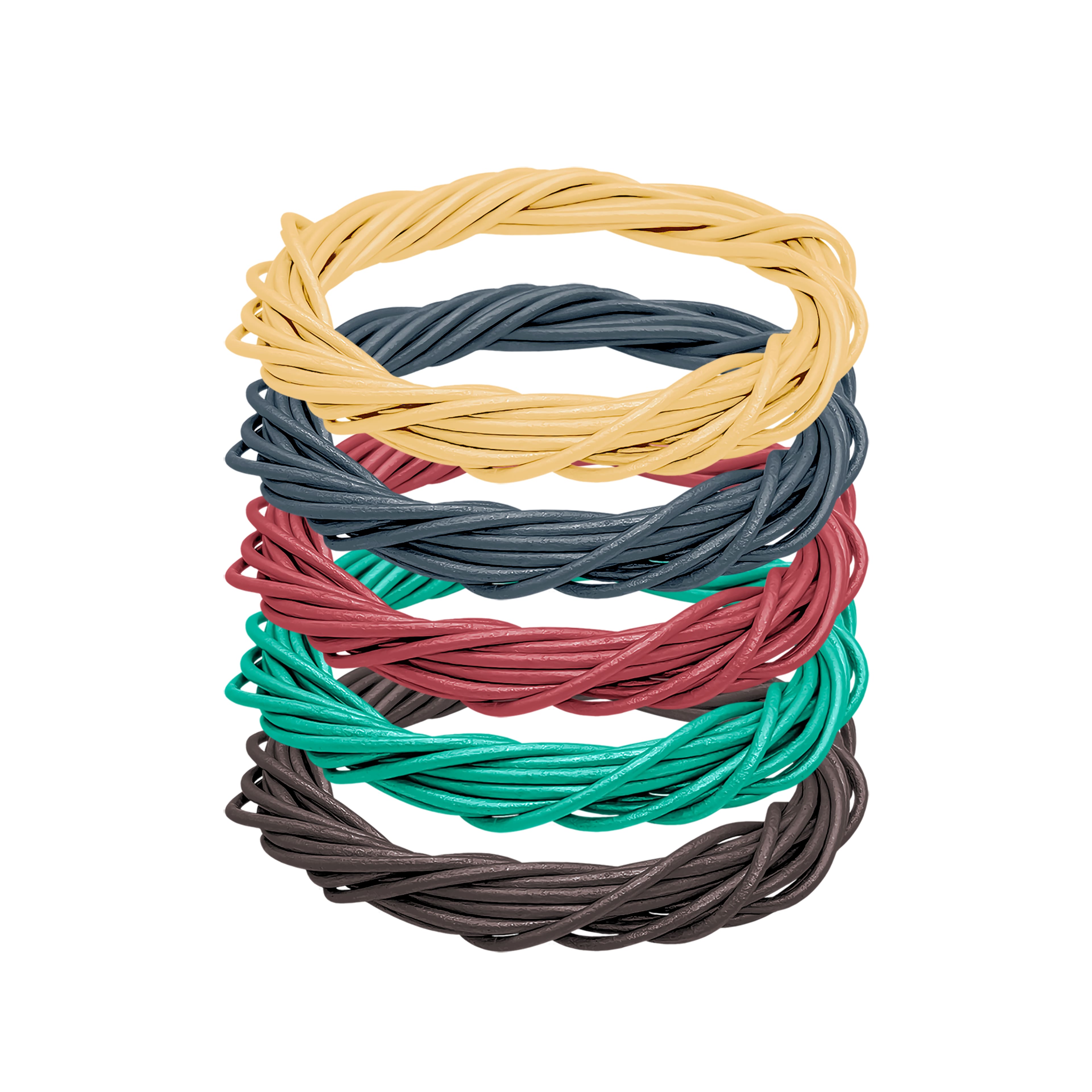 1.5mm Light Round Leather Cord Assortment by Bead Landing™