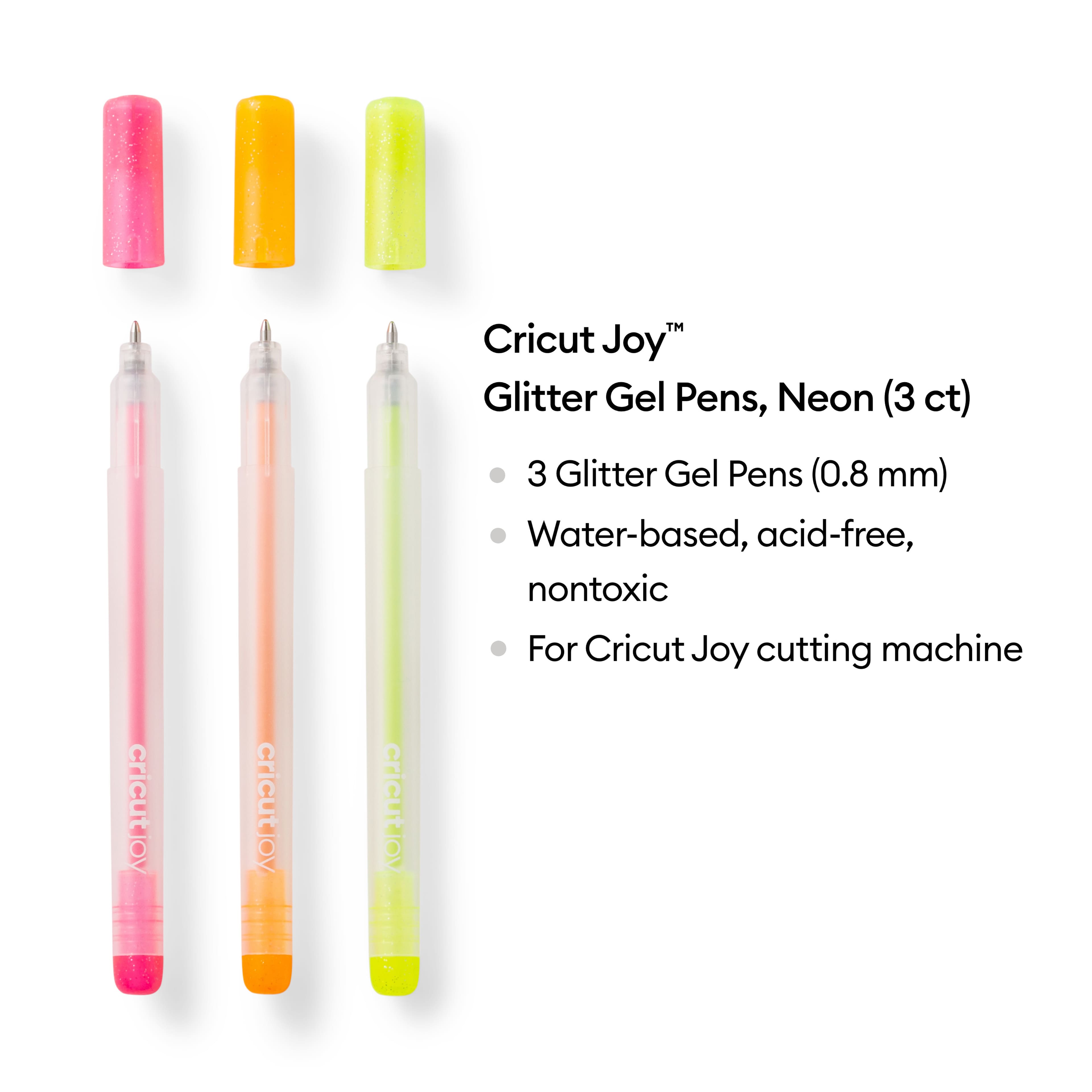 Cricut Joy&#x2122; Glitter Gel Pens, Neon