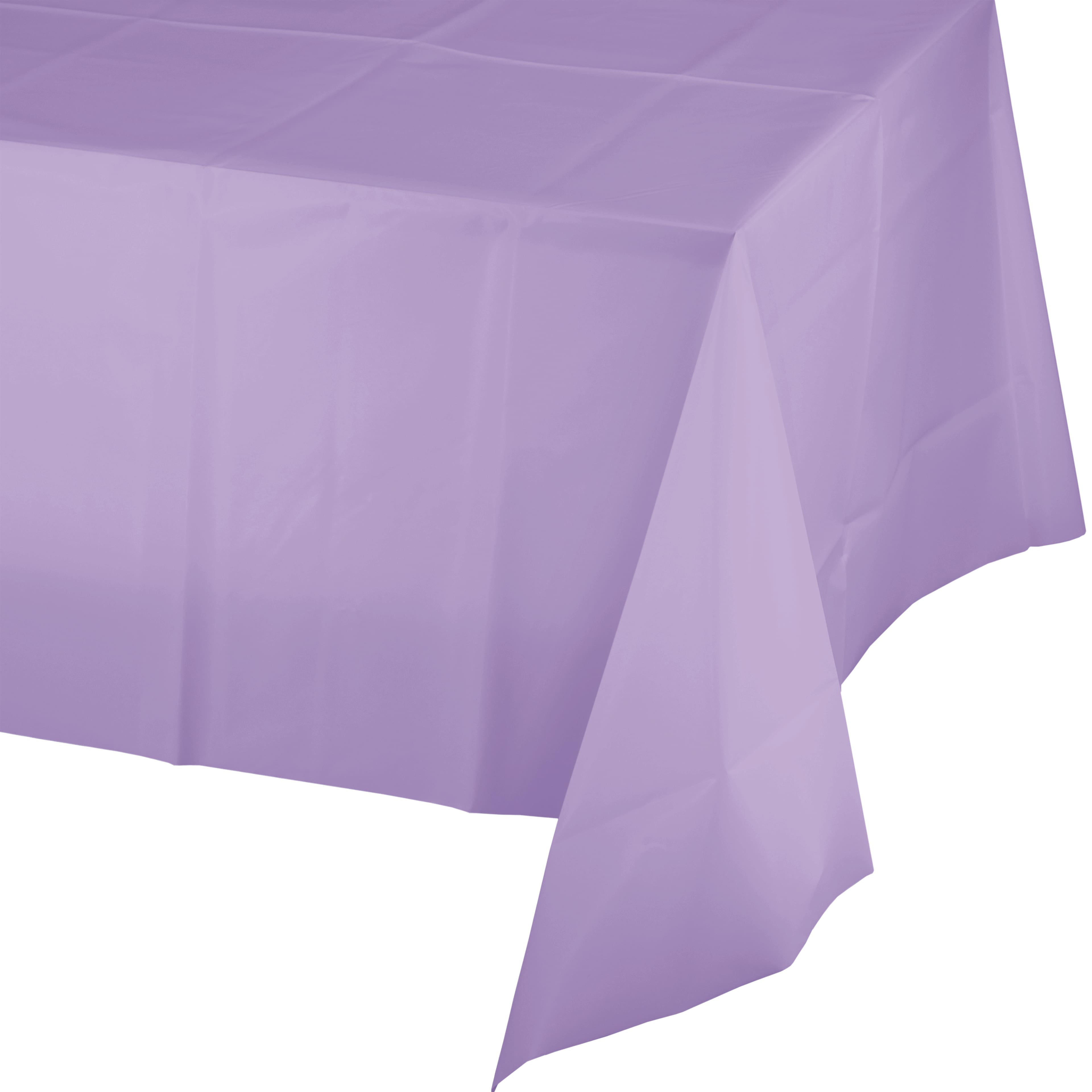 Hoffmaster 54" x 108" Plastic Tablecloth