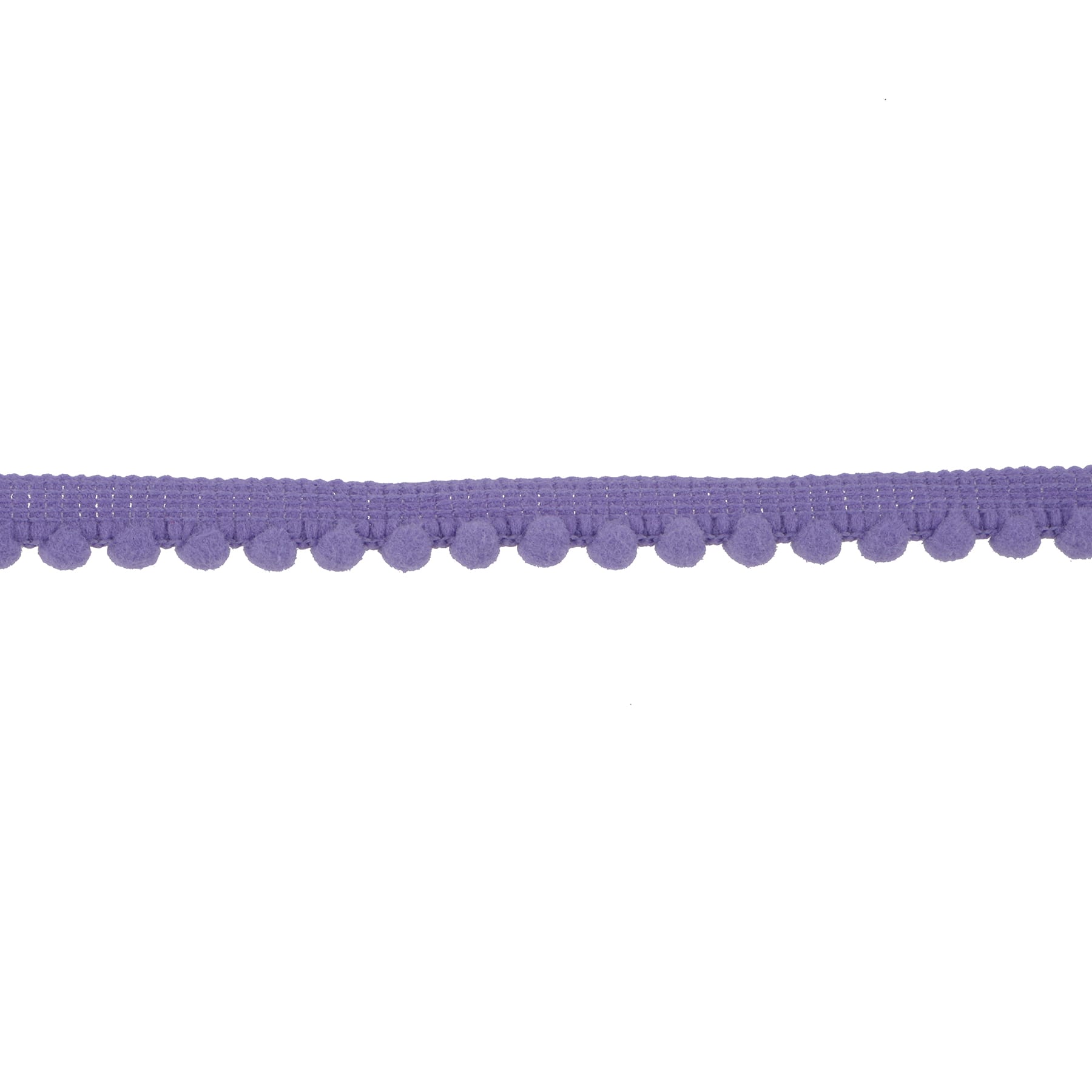 3/8&#x22; x 4yd. Purple Pom Pom Ribbon by Celebrate It&#xAE; Halloween
