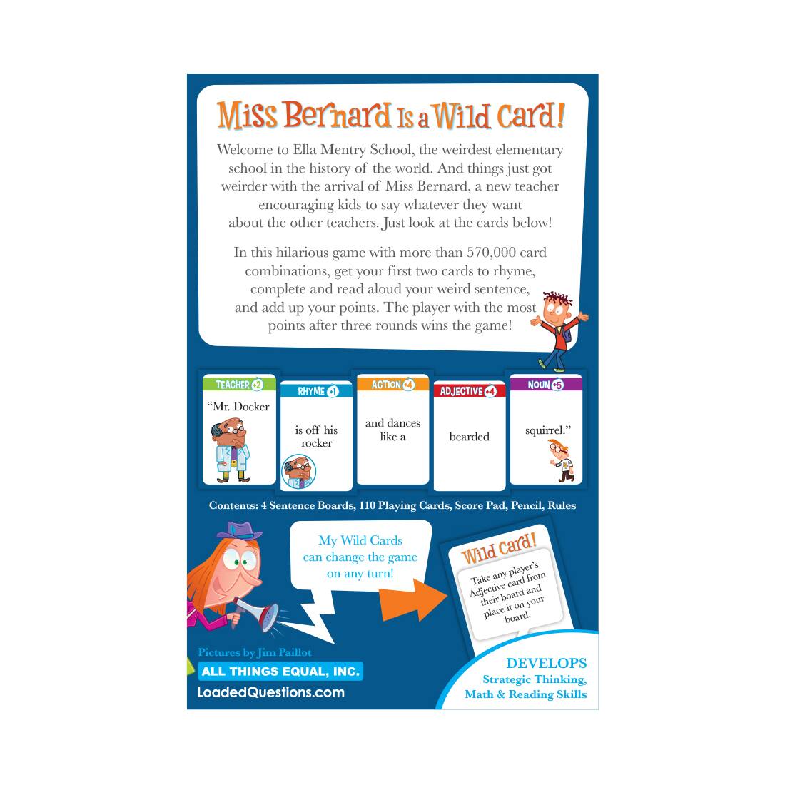 Miss Bernard is a Wild Card!: The My Weird School Game