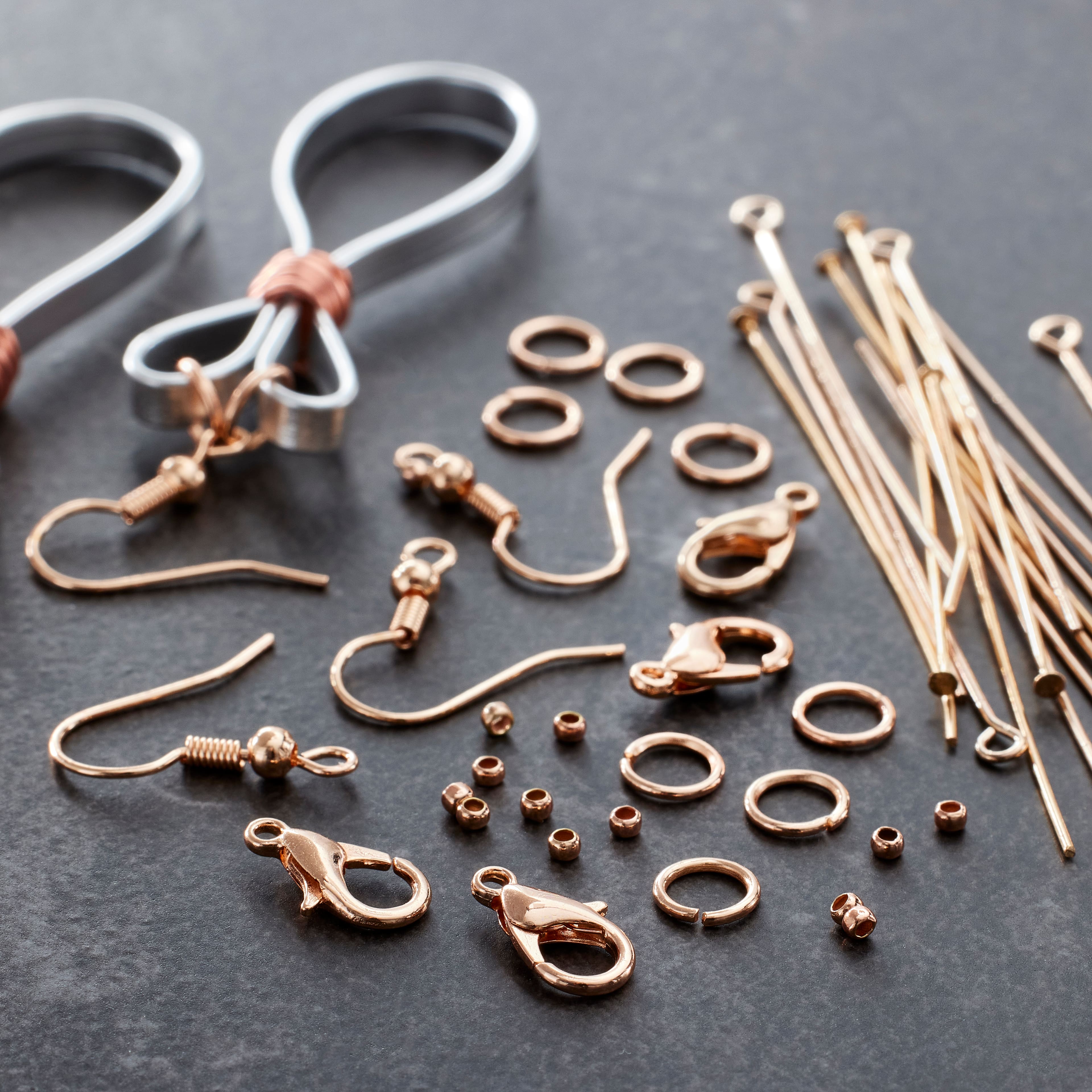 12 Pack: Rose Gold Jewelry Finding Kit by Bead Landing™