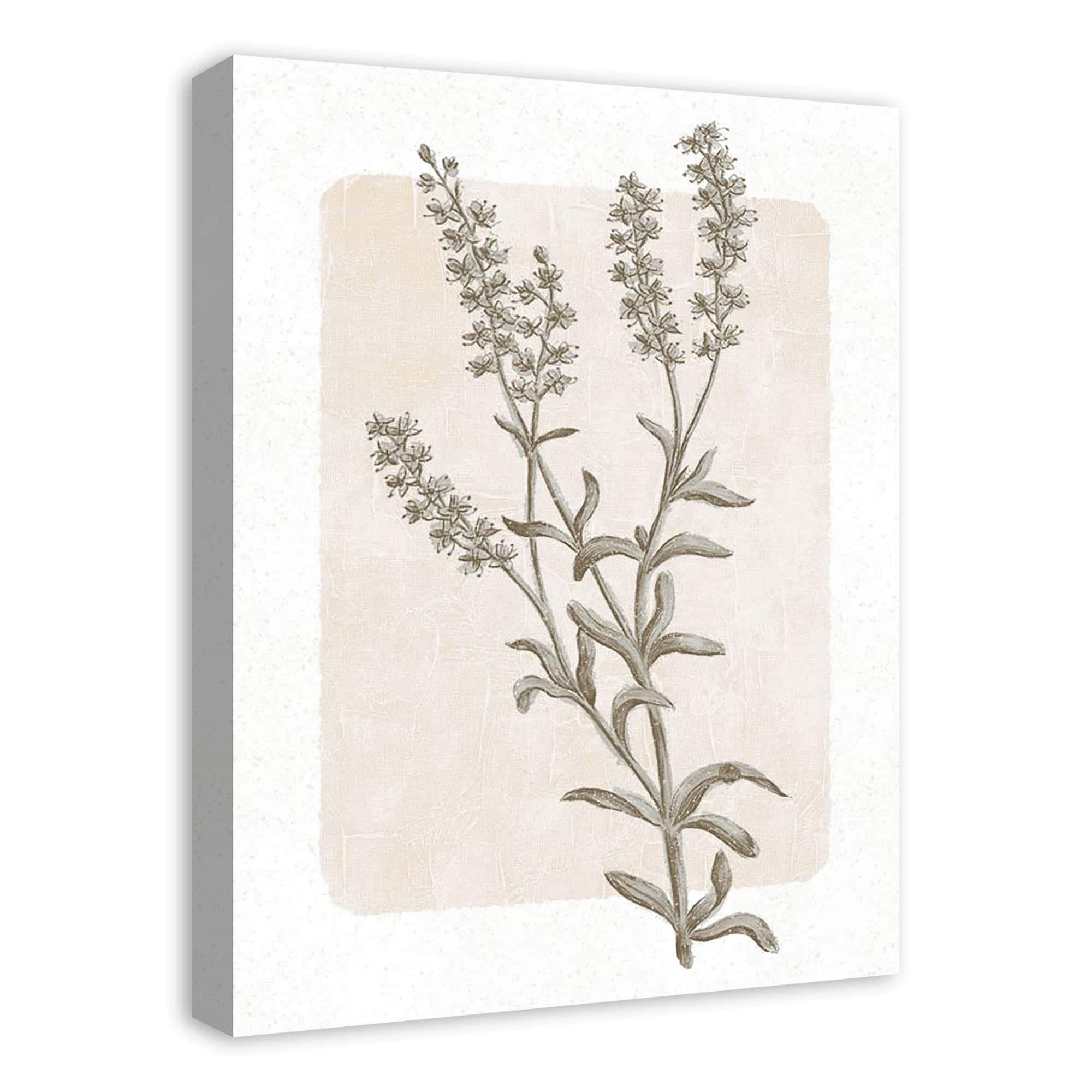 Simple Floral Still II 20" x 24" Canvas Wall Art