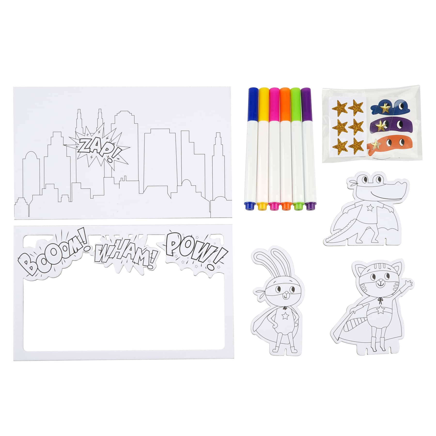 Superhero Color Your Way 3D Playset Kit by Creatology&#x2122;