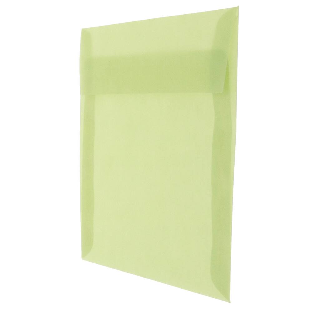 JAM Paper 6.5" x 6.5" Square Translucent Vellum Envelopes, 25ct.