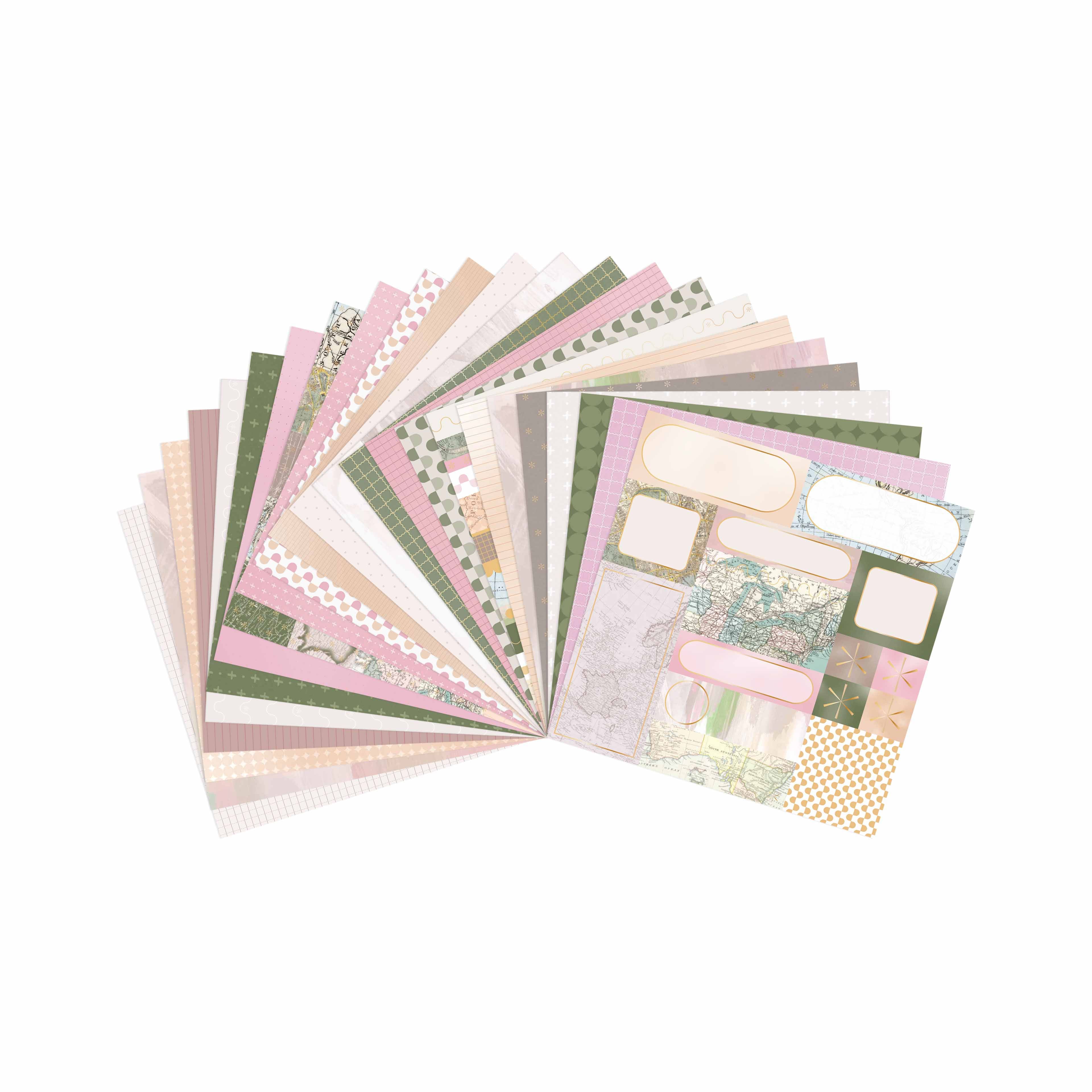 Craft Smith 12&#x22; x 12&#x22; New Voyages Paper Pad, 48 Sheets