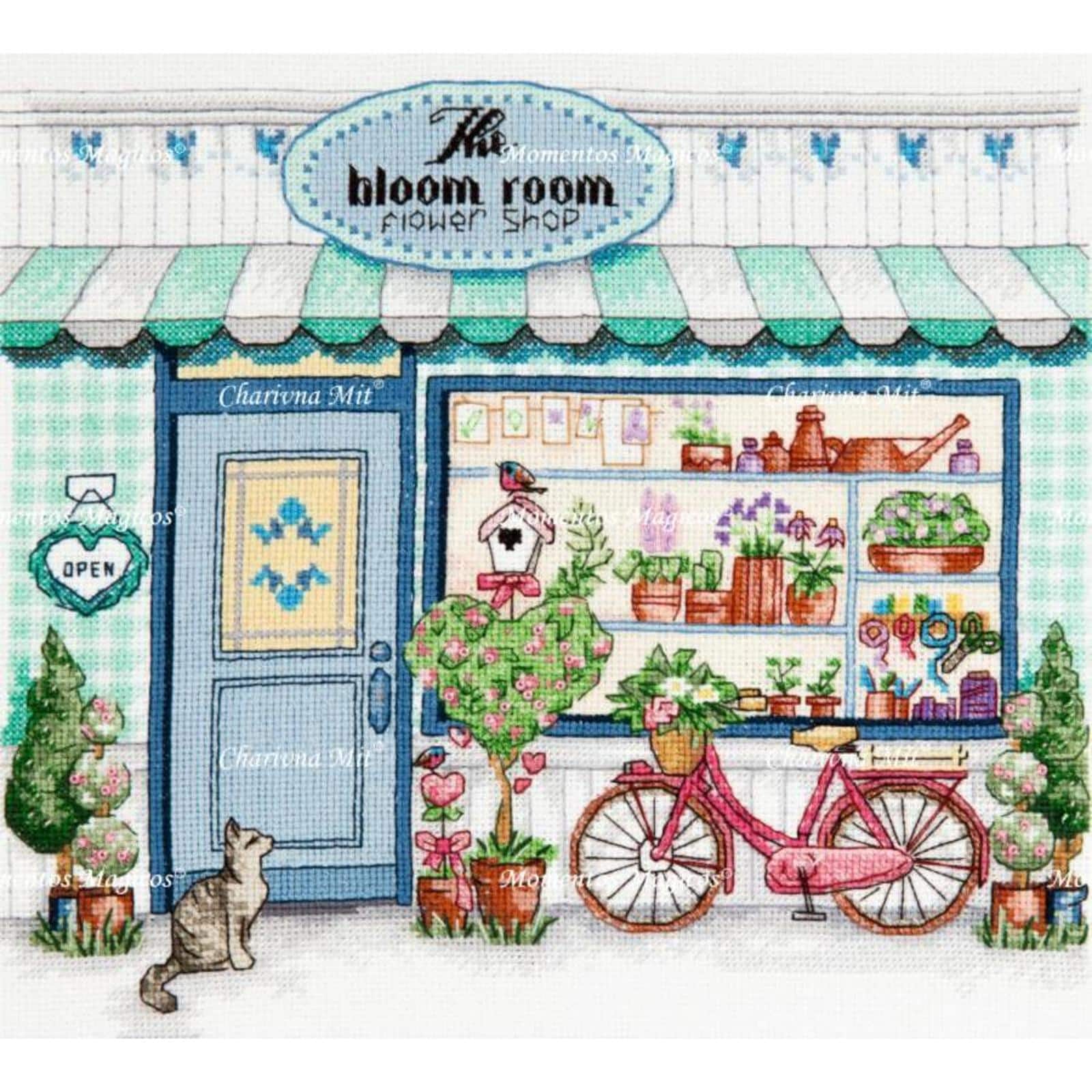 Charivna Mit Flower Heaven Counted Cross Stitch Kit