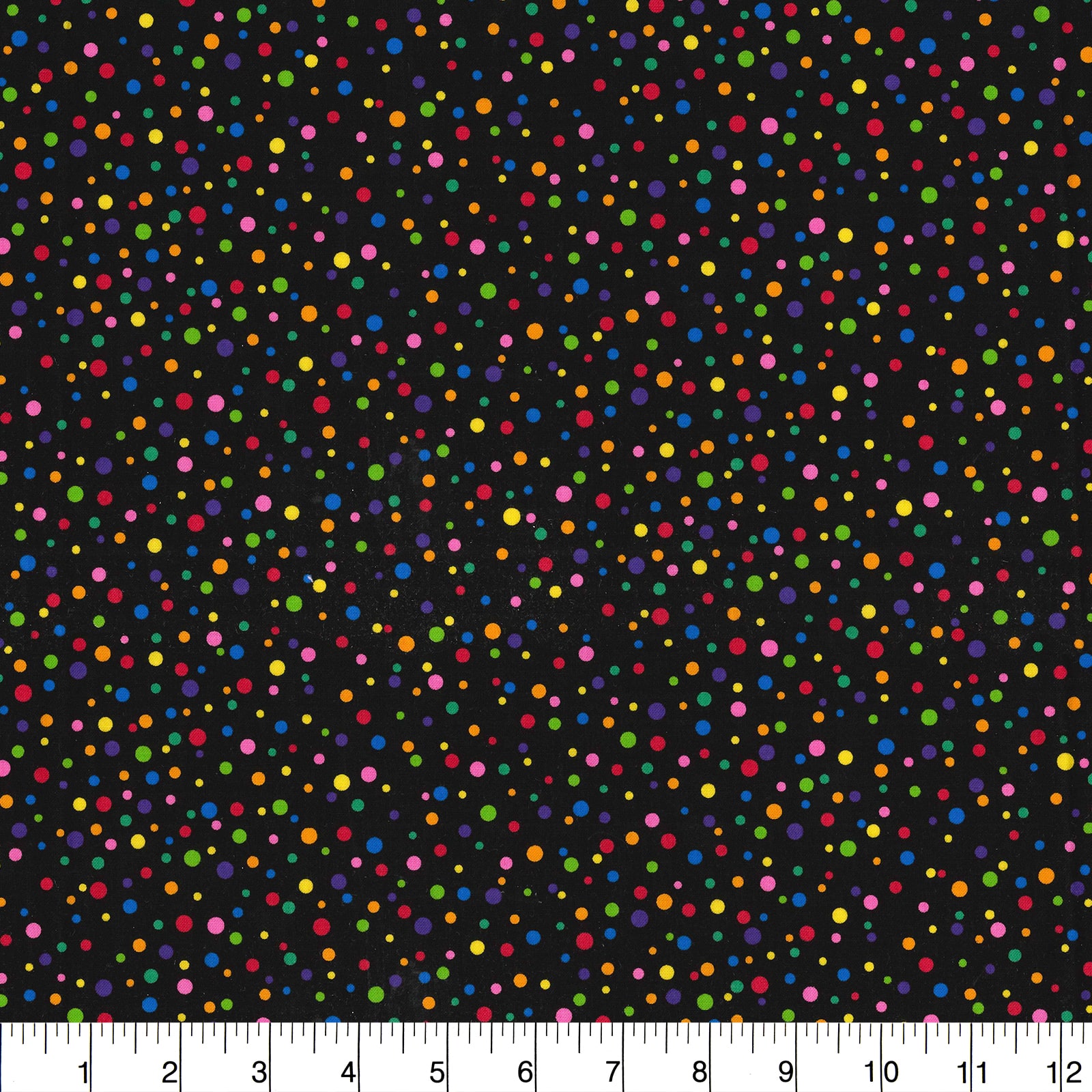 Fabric Traditions Multicolored Polka Dots Cotton Fabric