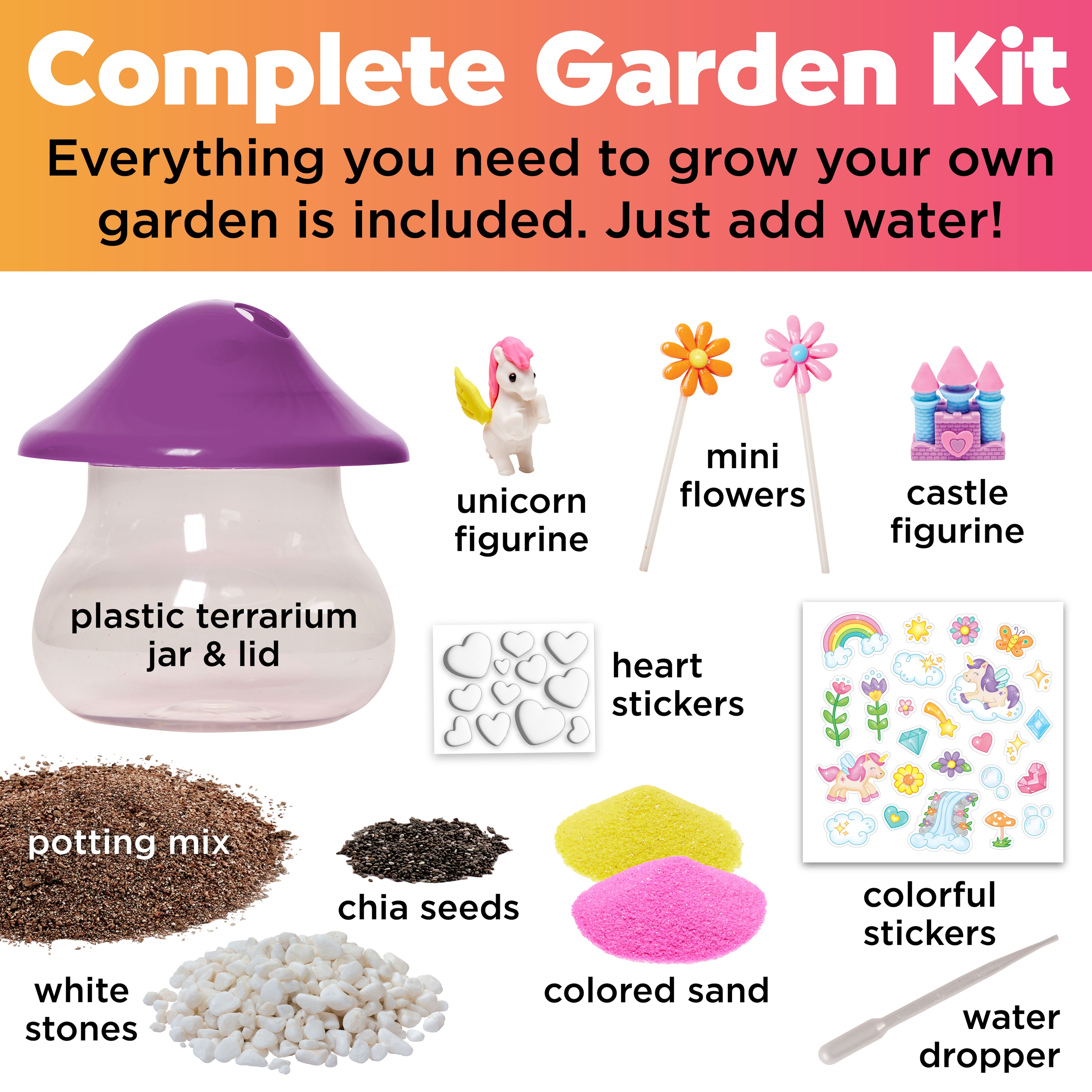 Creativity for Kids&#xAE; Plant &#x26; Grow Unicorn Forest Kit