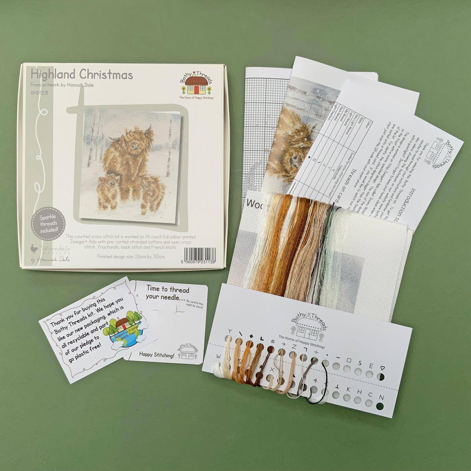 Bothy Threads Highland Christmas Counted Cross Stitch Kit