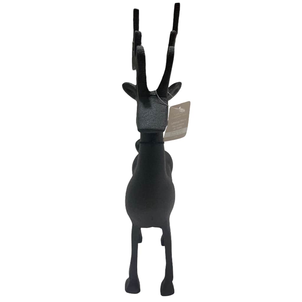Black Standing Reindeer Metal Tabletop D&#xE9;cor by Ashland&#xAE;