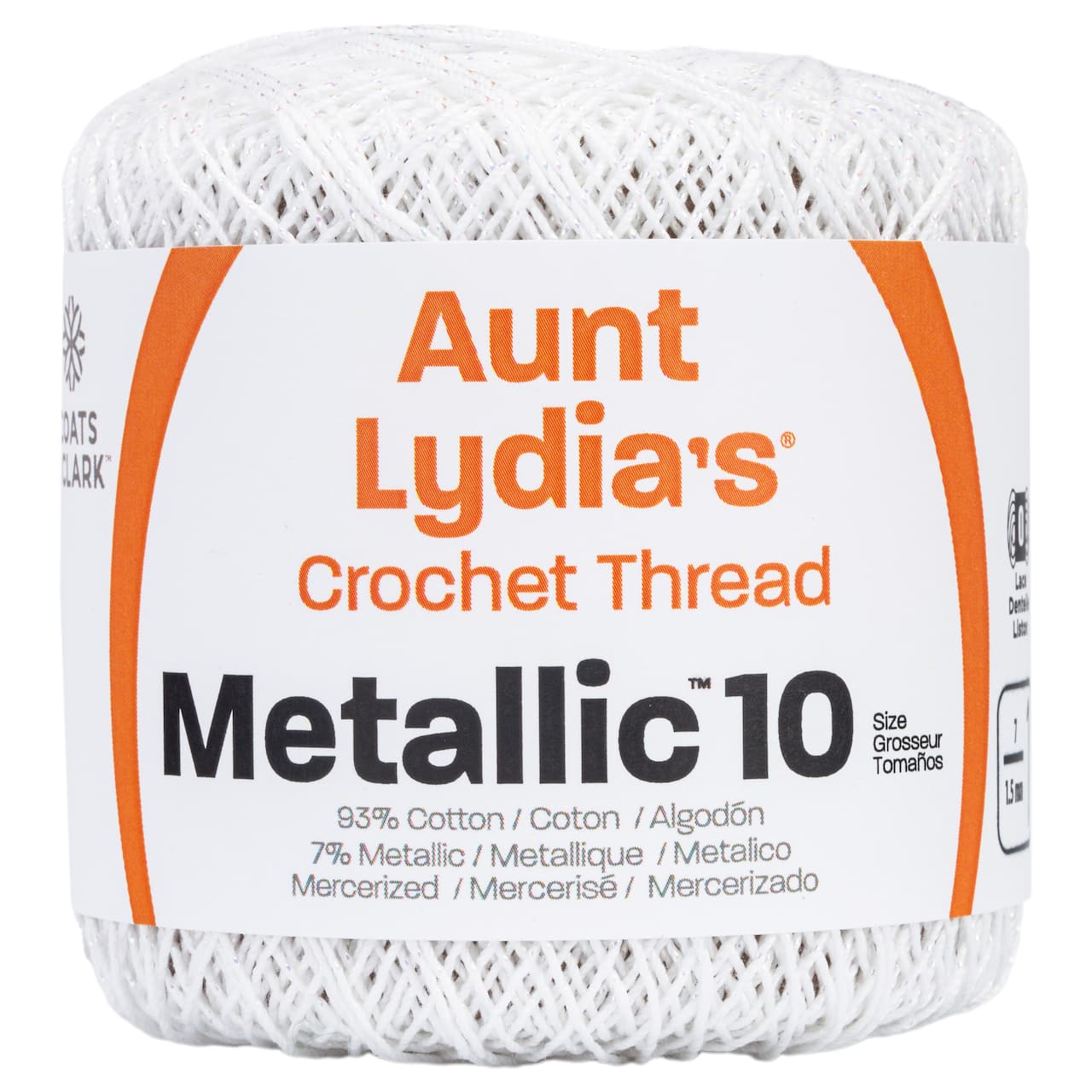 Aunt Lydia's® Metallic Cotton Crochet Thread | Michaels