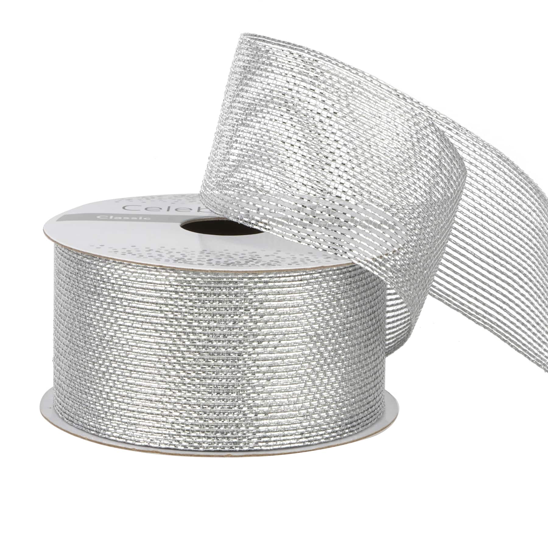 12 Pack: 1.5" x 3yd. Metallic Mesh by Celebrate It®