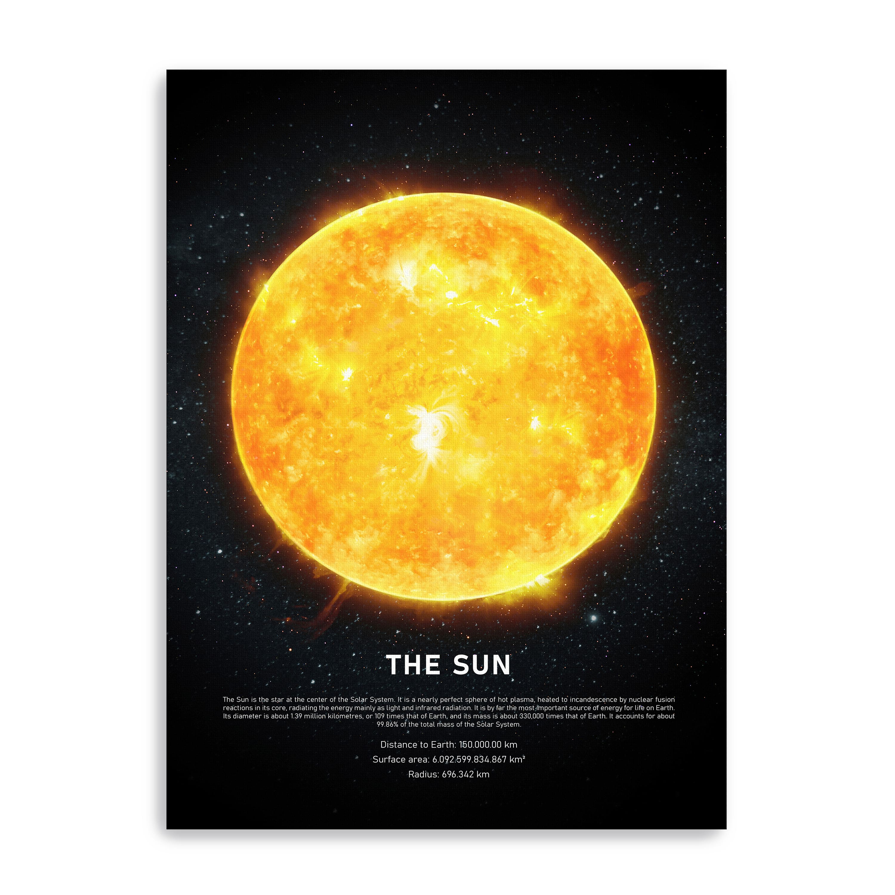 The Sun Canvas Giclee