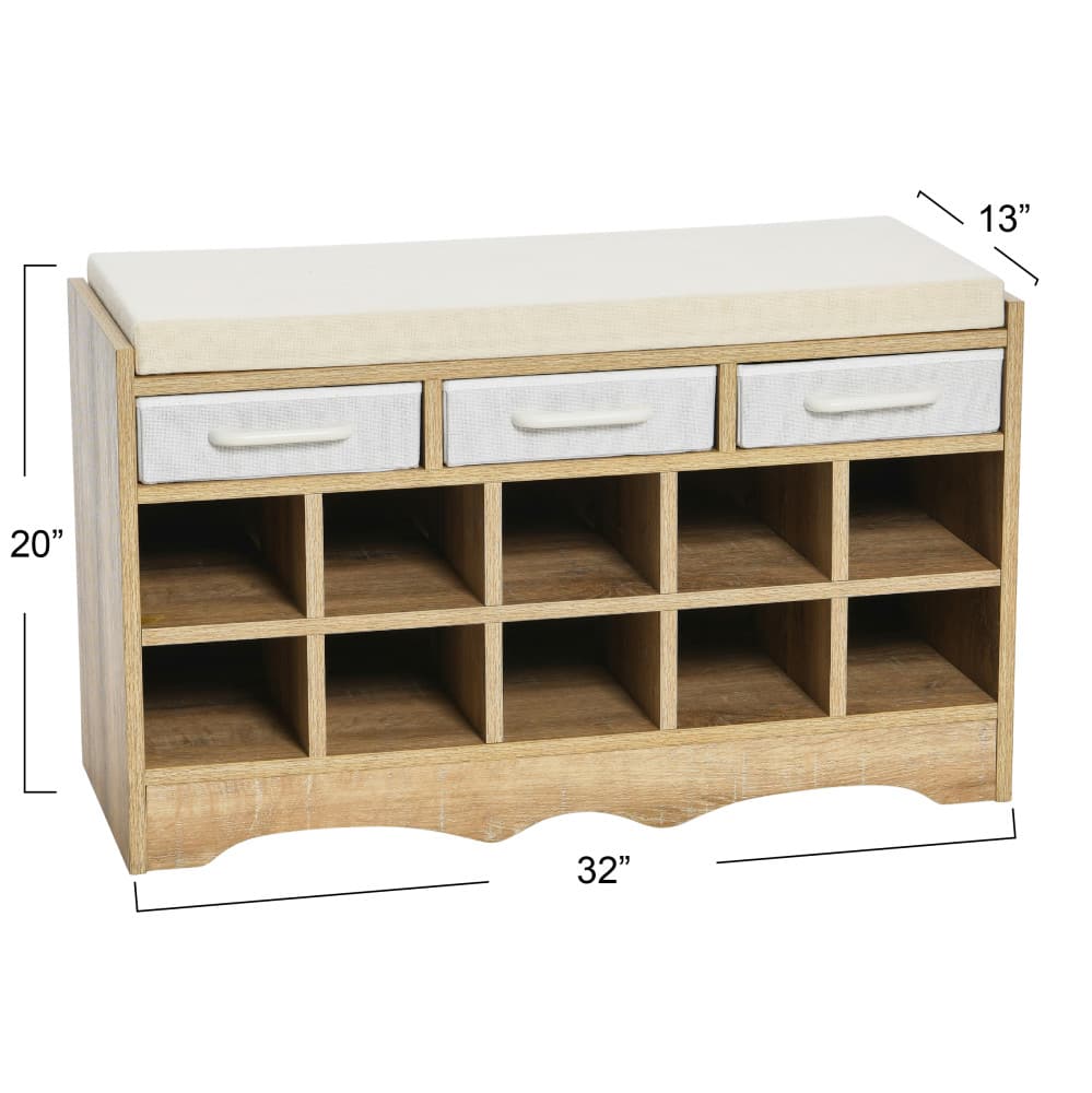 Household Essentials 32&#x22; Storage Bench