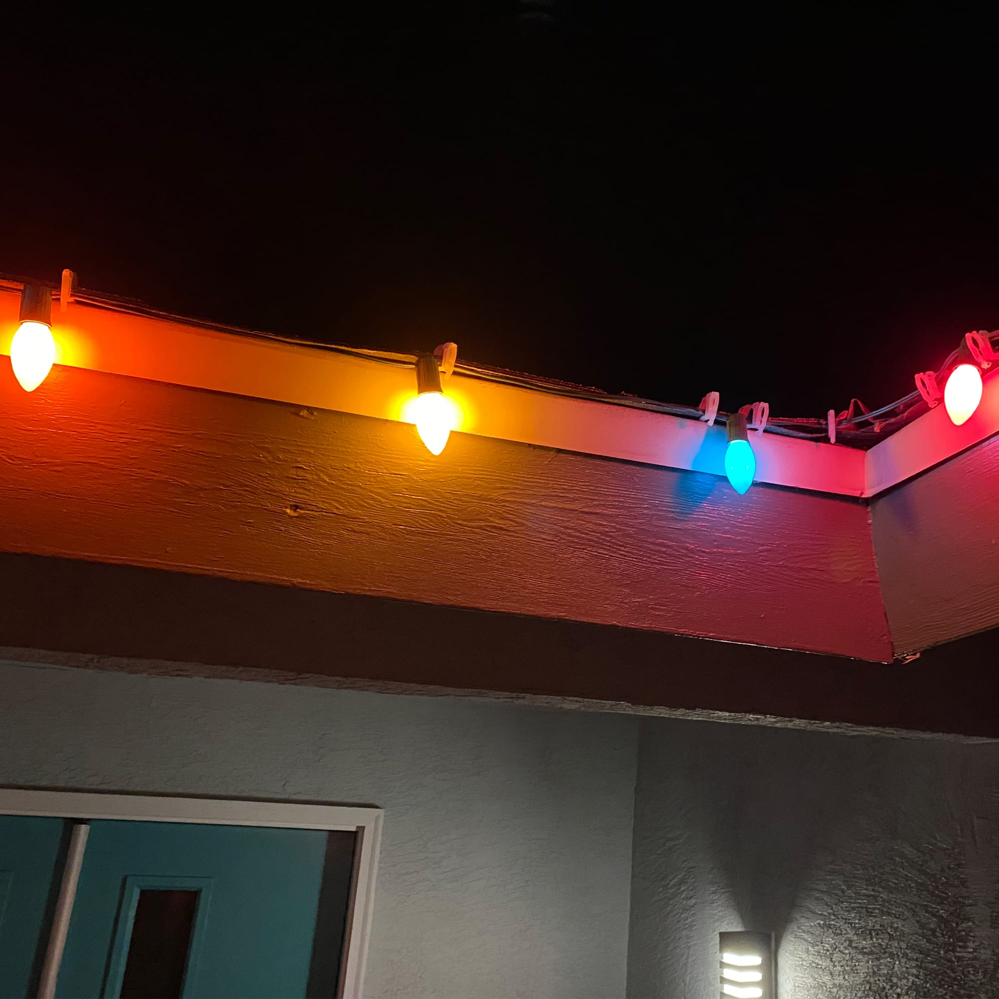 25ct. Opaque Vibrant Multicolor LED C9 Christmas String Lights