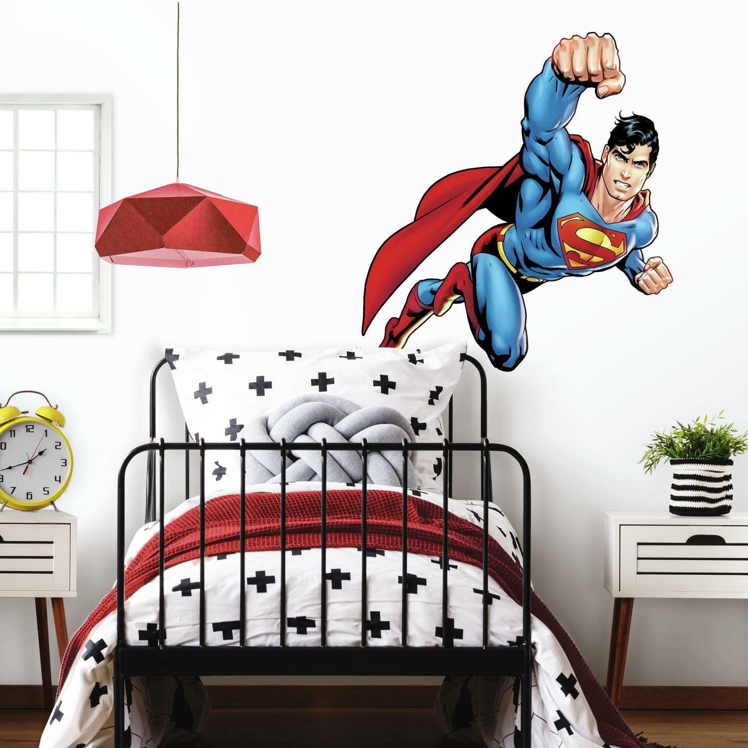 Roommates DC Superman Day of Doom Peel and Stick Wall Decal Appliques 