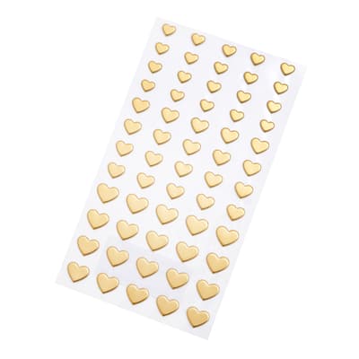 Gold Puffy Heart Stickers by Recollections™ image