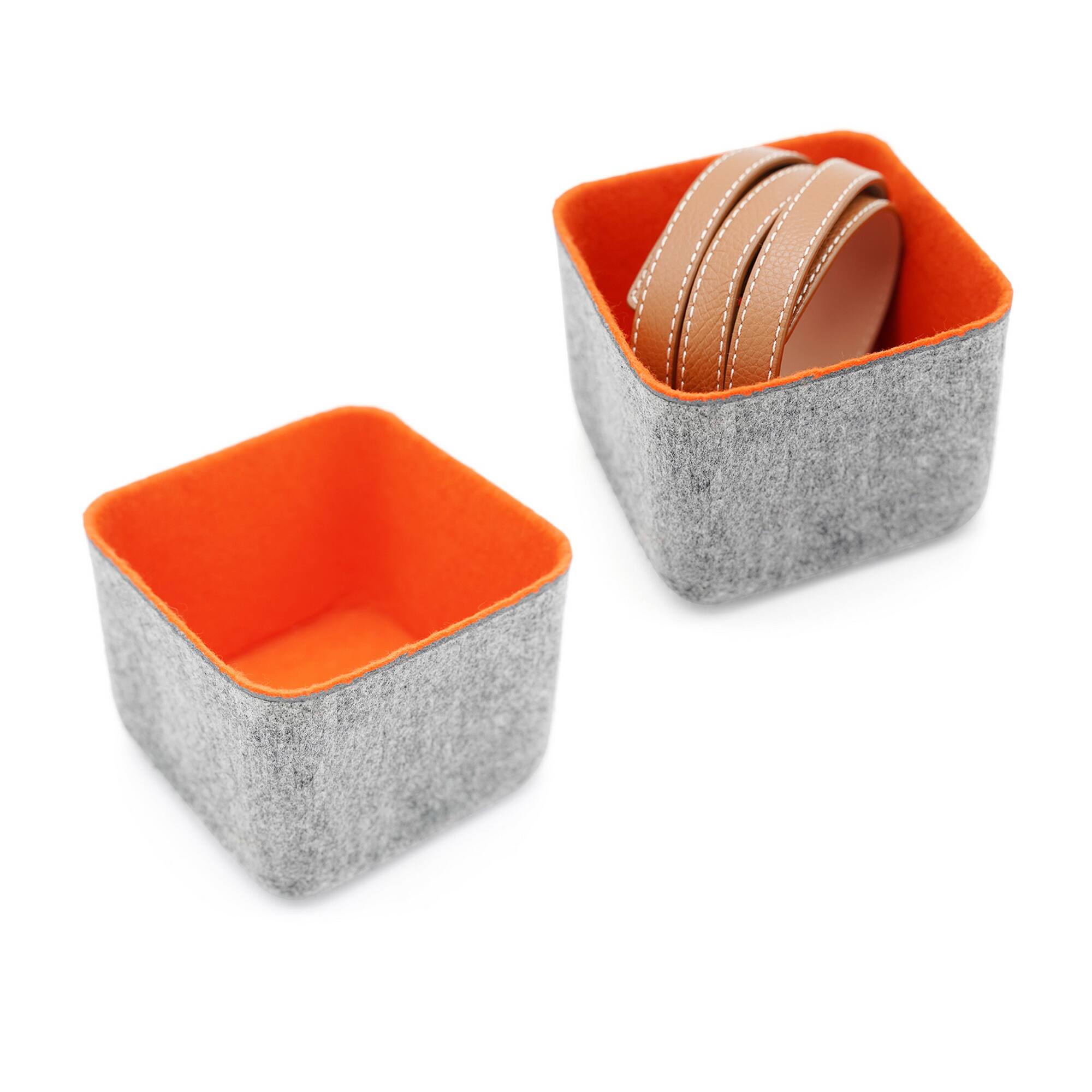 Welaxy Felt 2 Piece Storage Cubes
