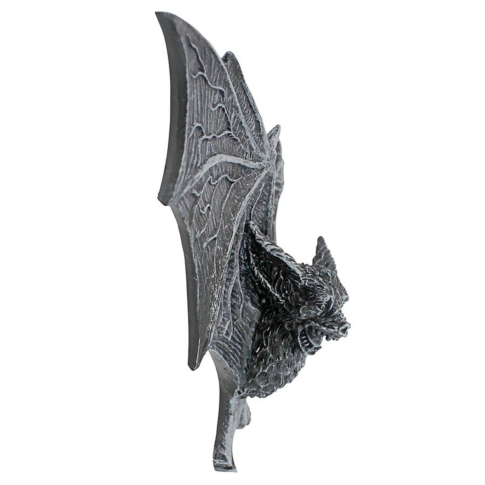 Design Toscano 4" The Vampire Bats of Castle Barbarosa Wall Sculptures Set, 2ct.