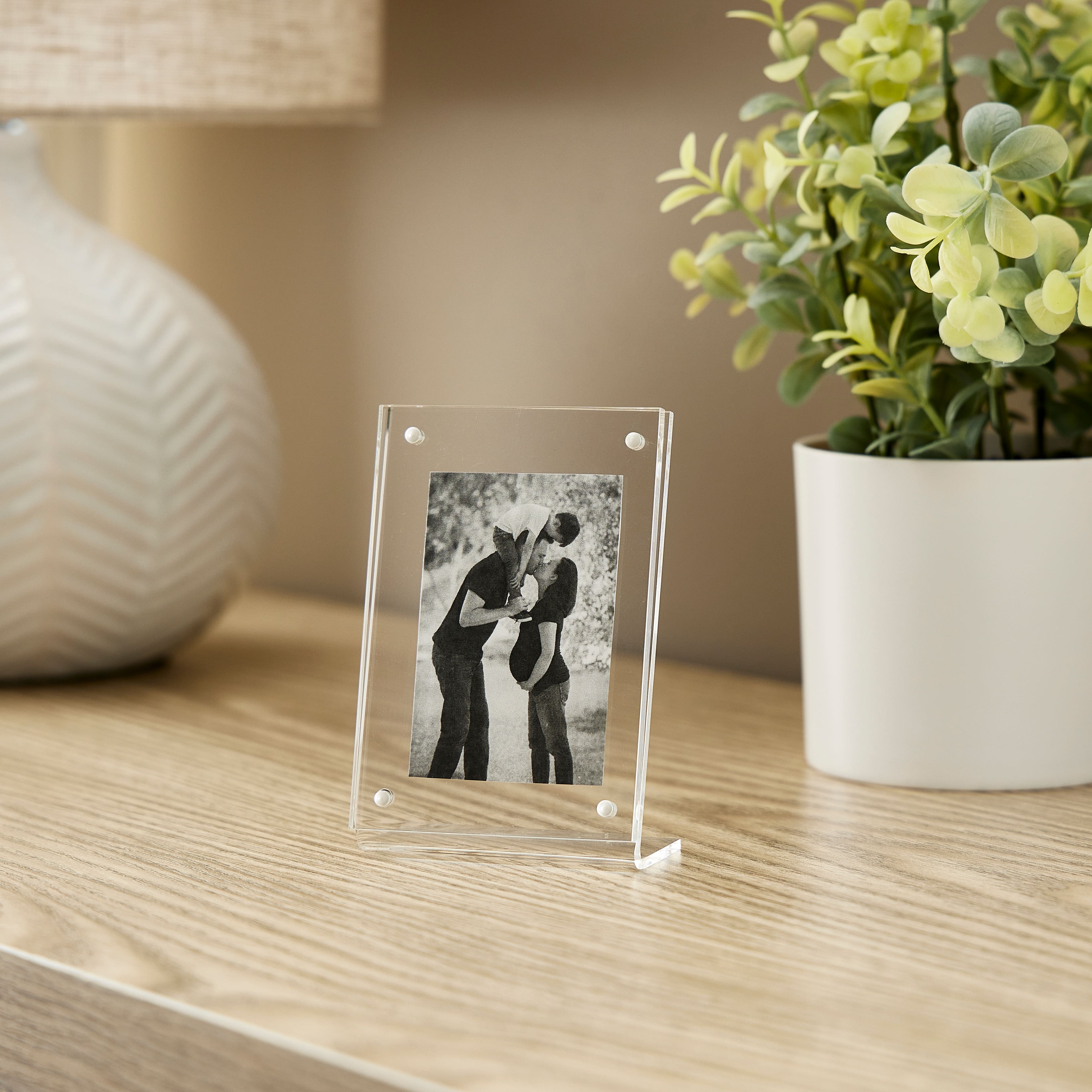 24 Pack: Clear Slanted 2" x 3" Mini Frame by Studio Décor®