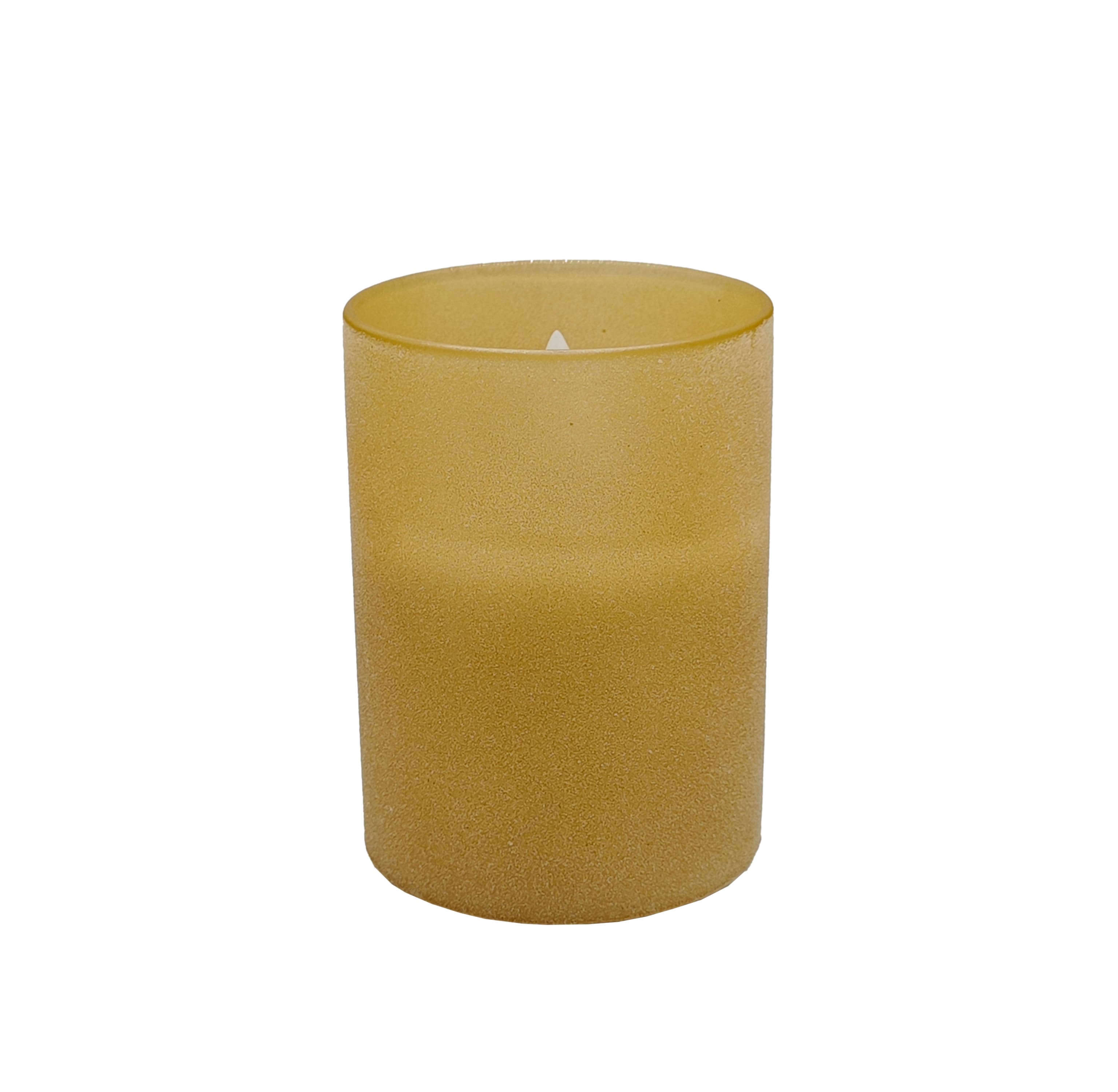 Bougie &#xE0; DEL en cire dans un pot en verre de 7,5&#xA0;cm x 10,1&#xA0;cm d&#x27;Ashland